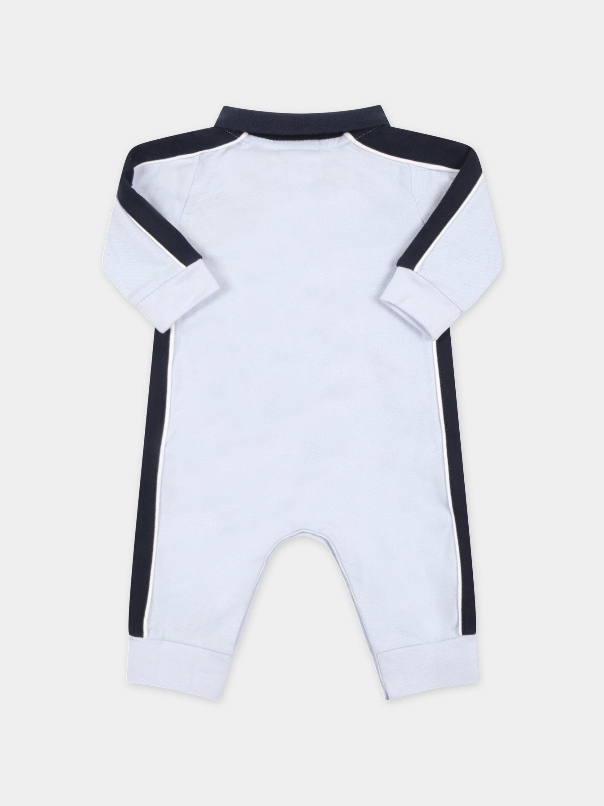 Tutina celeste per neonato con logo,Hugo Boss,J94321 771