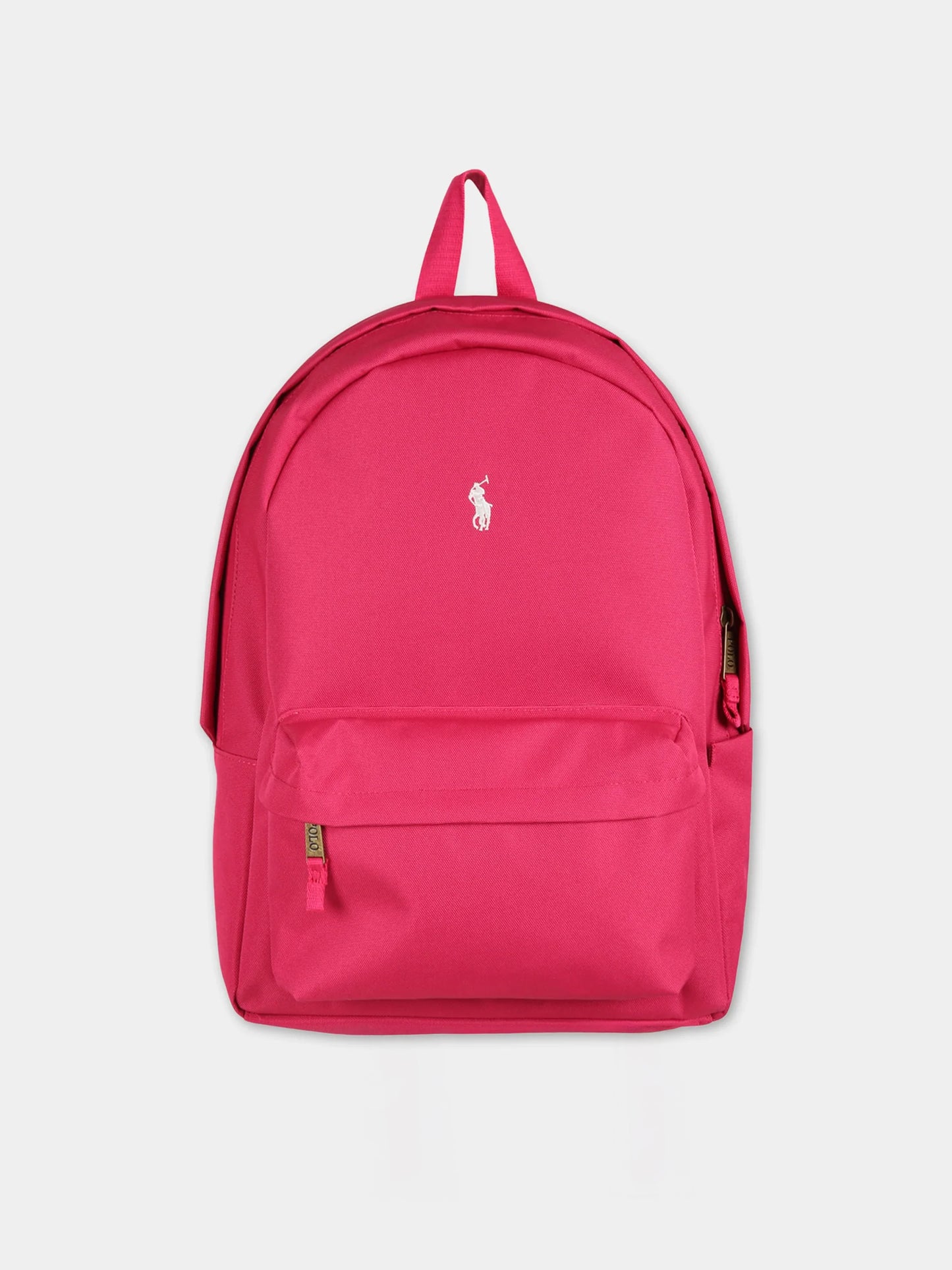 Zaino fucsia per bambina con iconico cavallino,Ralph Lauren Kids,RL9AR047 9AR047 ADP