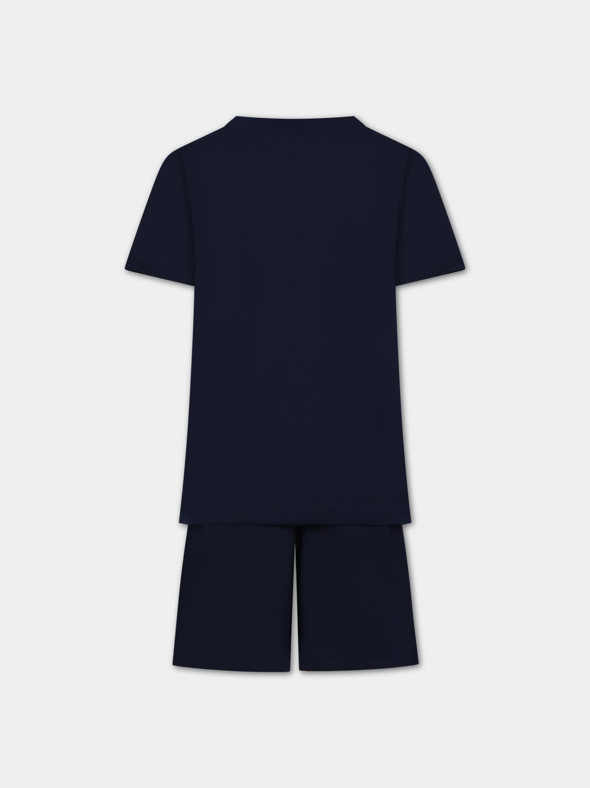 Pigiama blu per bambino,Ralph Lauren Kids,RL9P0029 9P0029 BCV