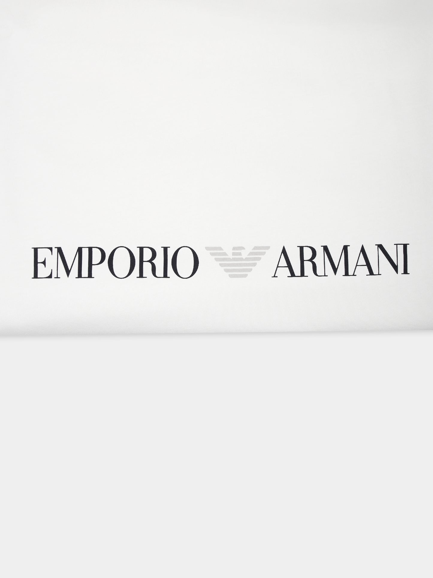 Coperta bianca per neonato con logo,Armani Junior,8NN840 NJ05Z F110