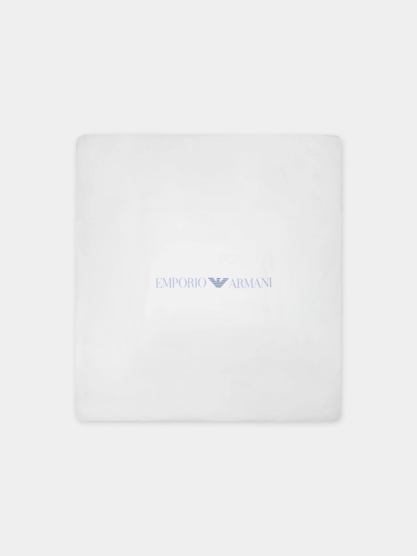Coperta celeste per neonato con logo,Armani Junior,8NN840 NJ05Z F705