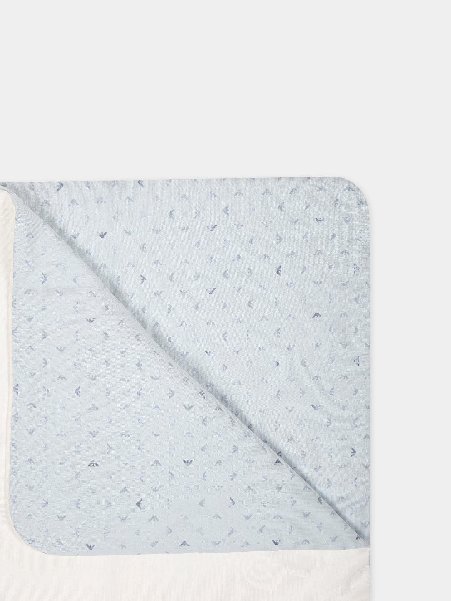 Coperta celeste per neonato con logo,Armani Junior,8NN840 NJ05Z F705