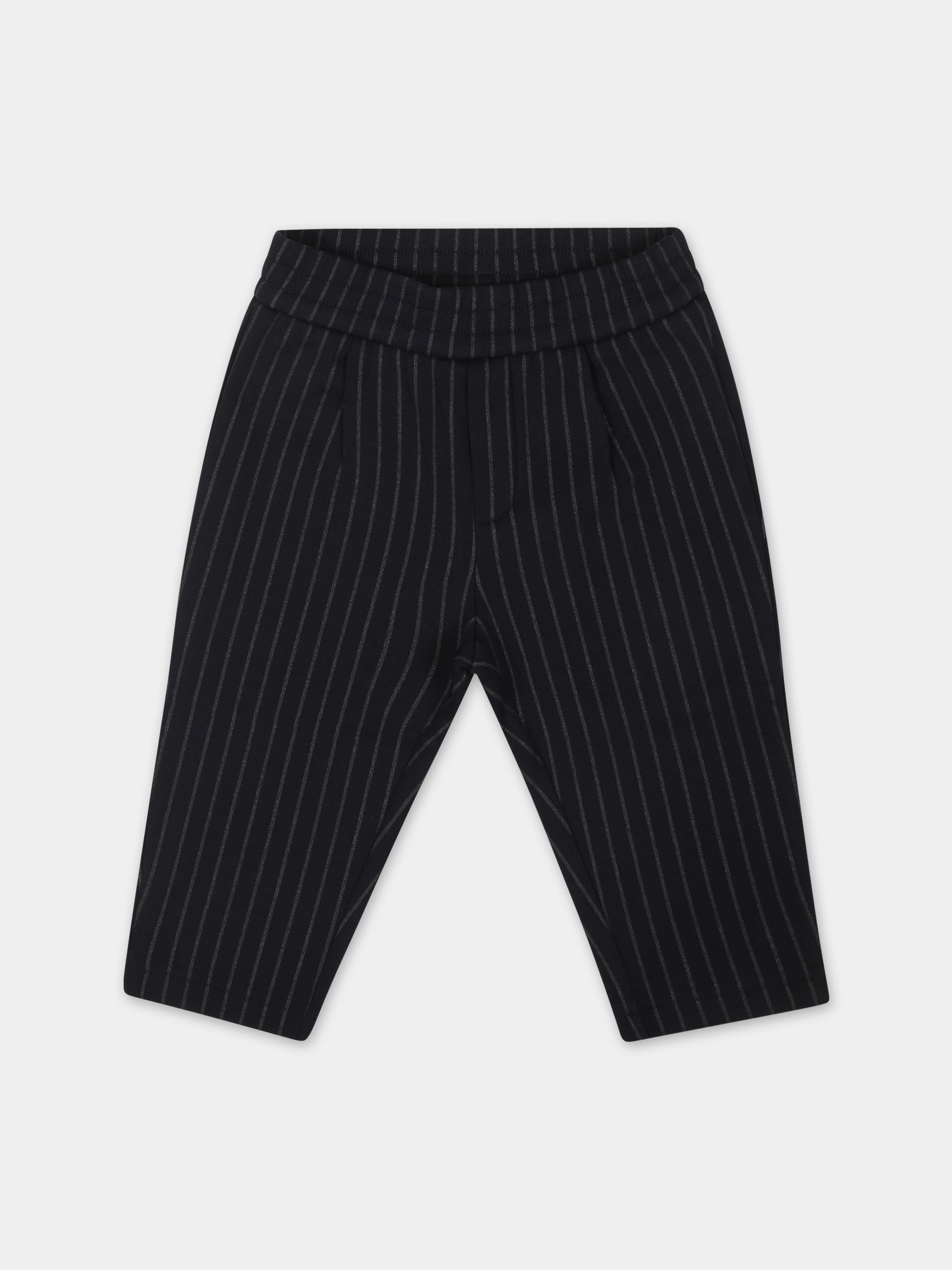 Pantaloni blu per neonato con logo,Armani Junior,6RHPJ4 4JKRZ F921