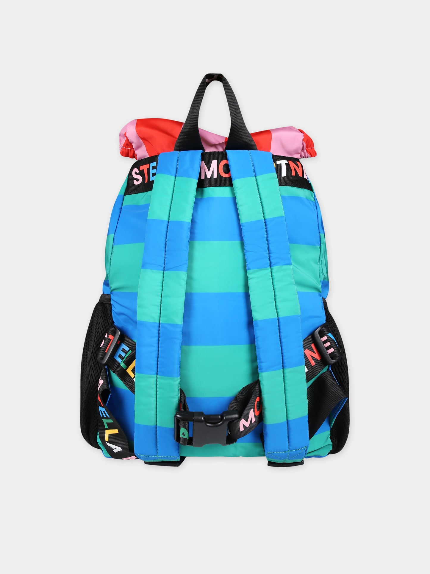 Zaino multicolor per bambina con logo,Stella Mccartney Kids,TT0C48 Z149 999MC