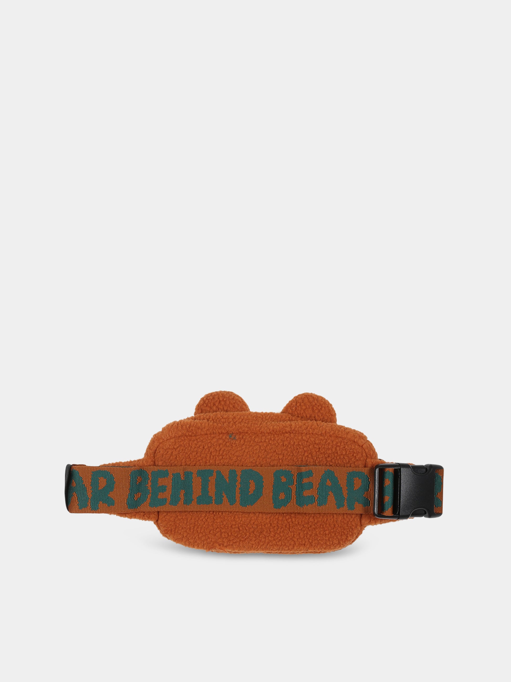 Marsupio marrone per bambino con orso,Stella Mccartney Kids,TT0Q08 Z0624 312