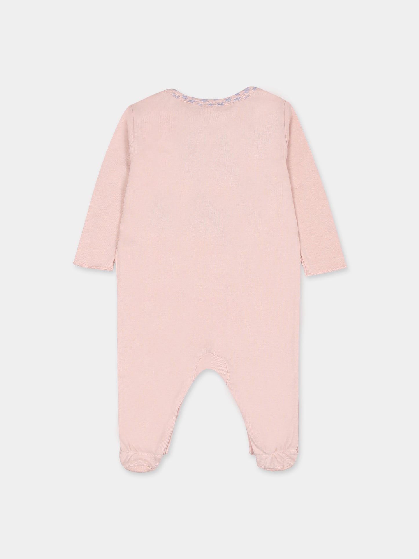 Set  rosa per neonata con stampa unicorno,Stella Mccartney Kids,TTB039 Z0669 505