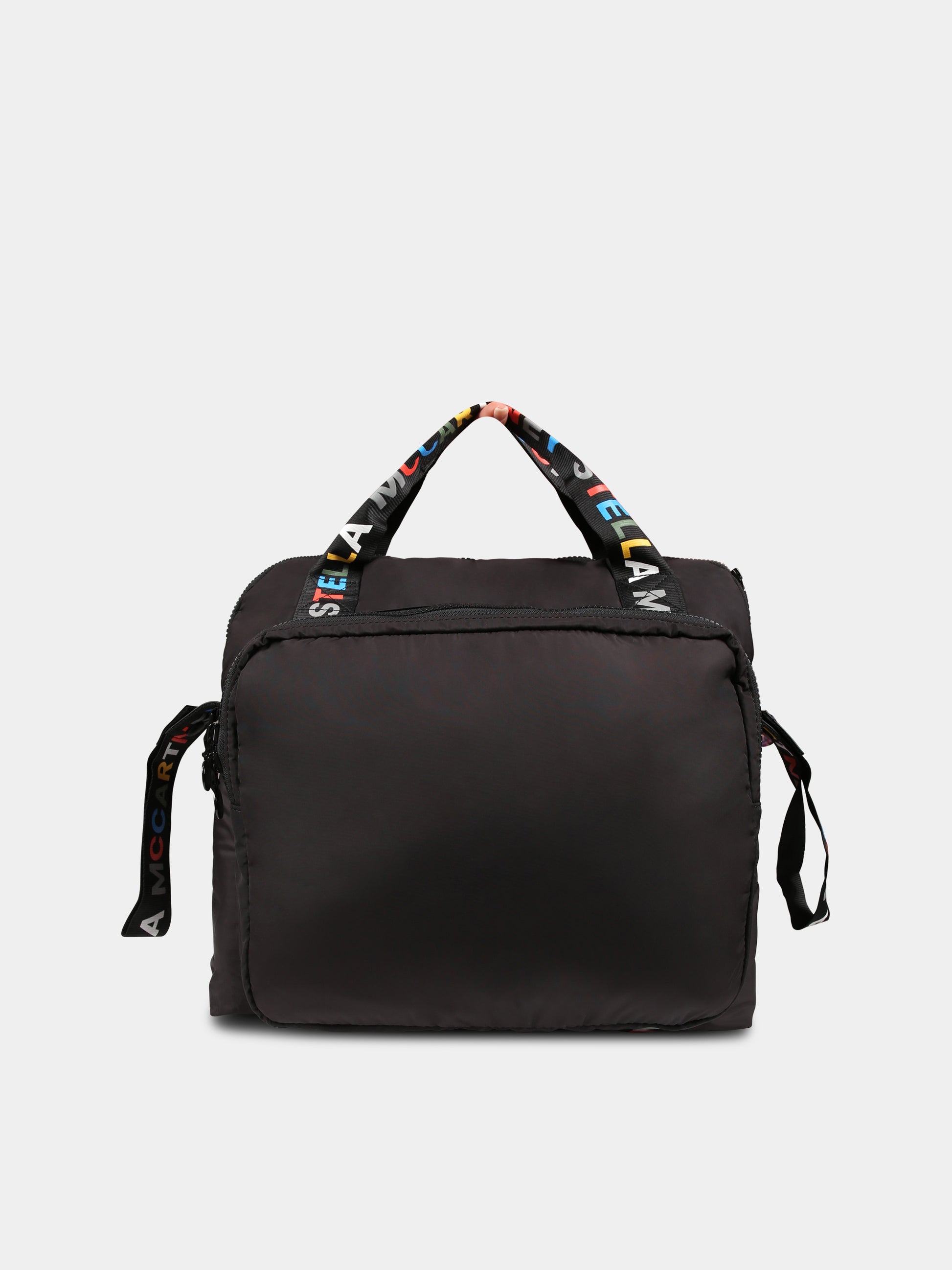 Borsa mamma nera per neonati con logo,Stella Mccartney Kids,TT0508 Z0179 930