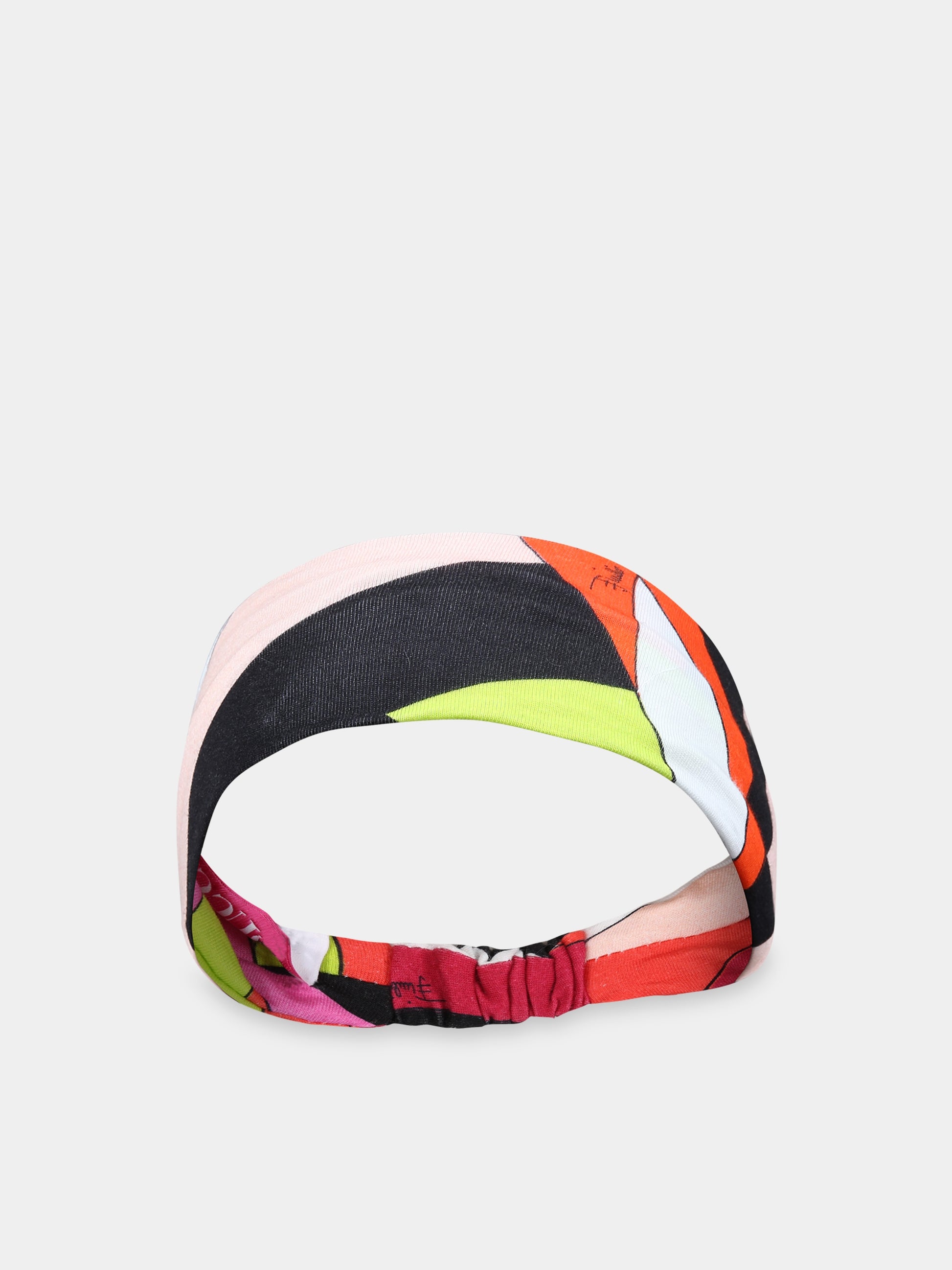 Fascia multicolor per neonata con logo,Emilio Pucci Junior,PT0024 J0311 999NE