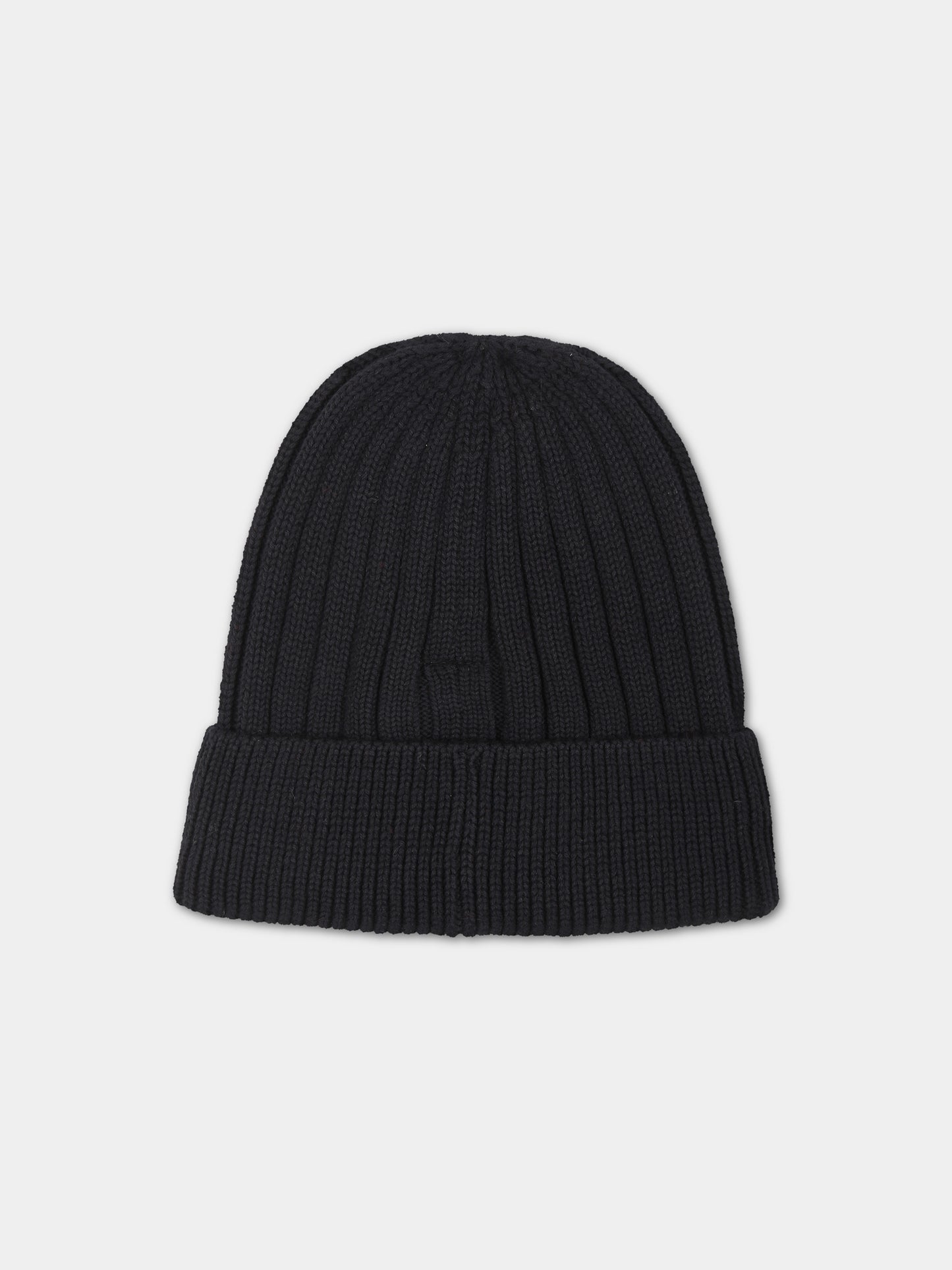 Berretto nero per bambino con albero,Timberland,T21387 09B