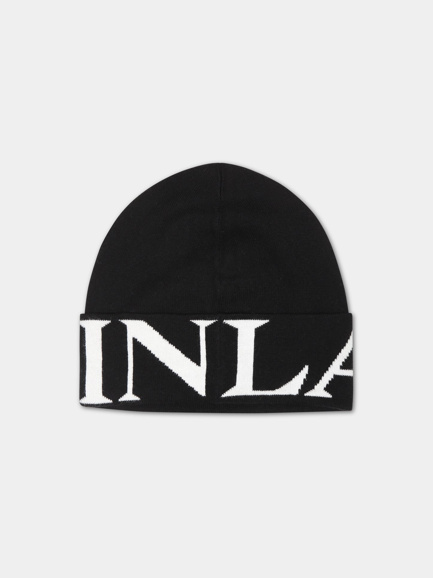 Cappello nero per bambini con logo,Lanvin Petite,N21011 09B