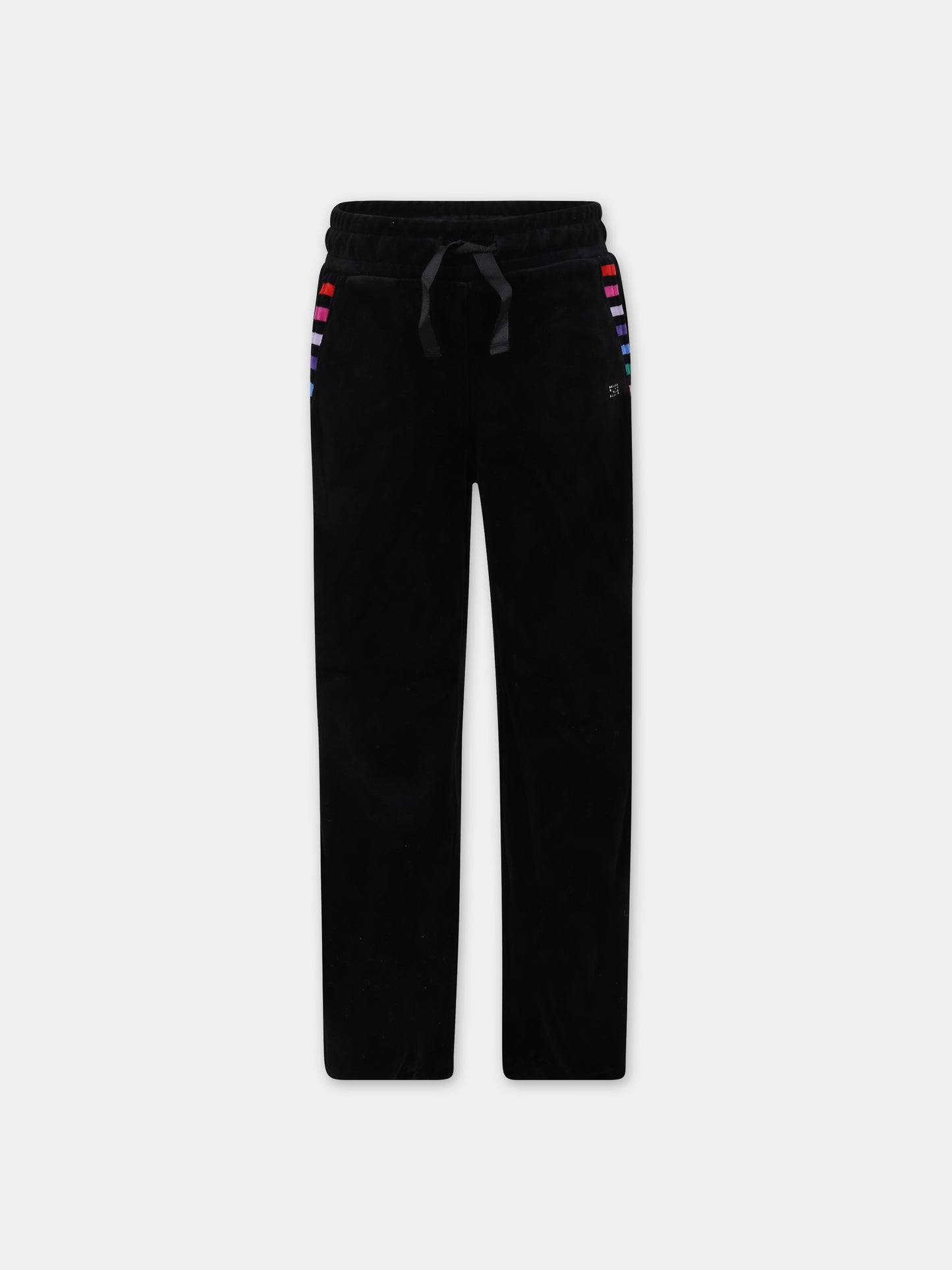 Pantaloni neri per bambina,Sonia Rykiel Paris,A14024 Z44