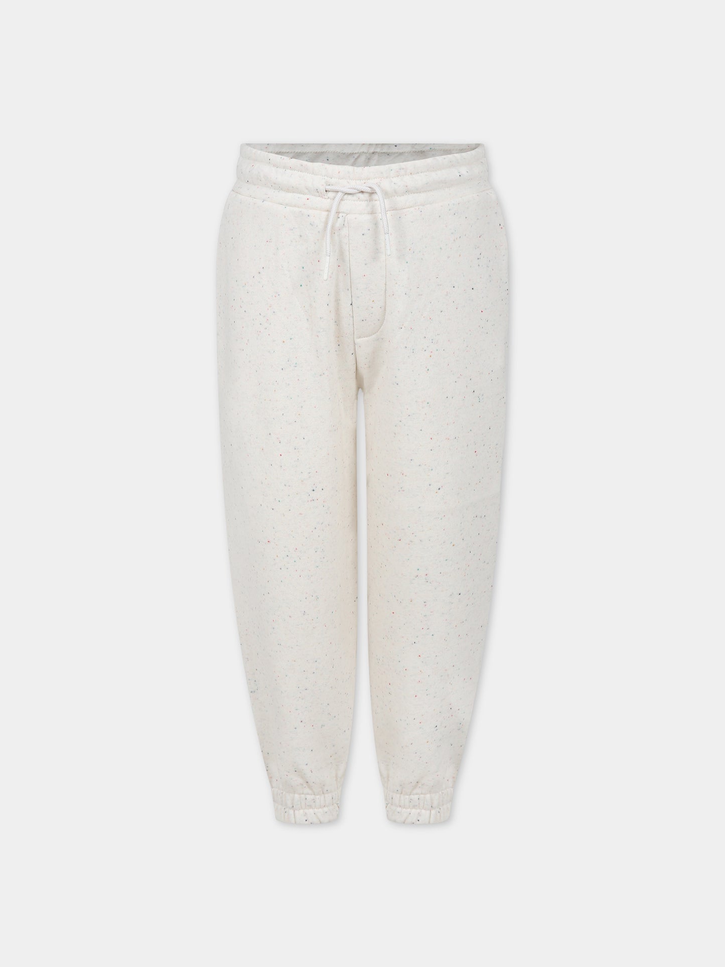 Pantaloni avorio per bambina con tigre,Kenzo Kids,K54014 22C