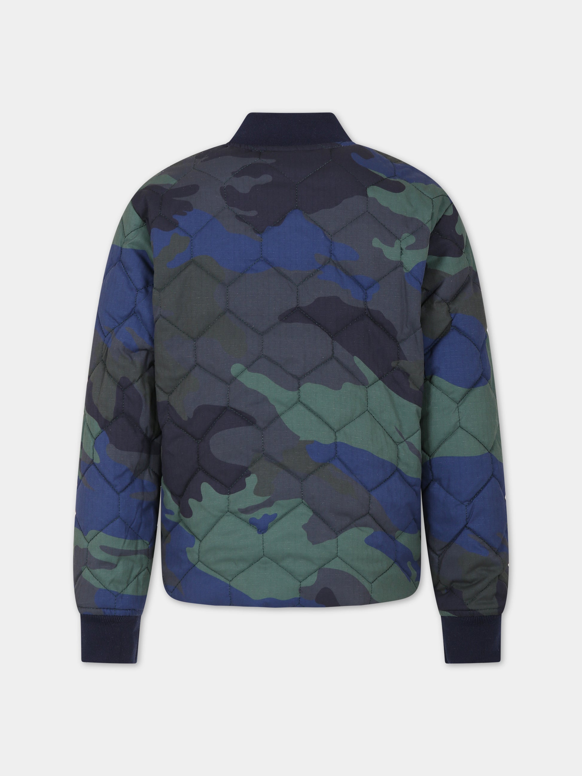 Bomber blu reversibile per bambino,Zadig & Voltaire Kids,X26076 84E