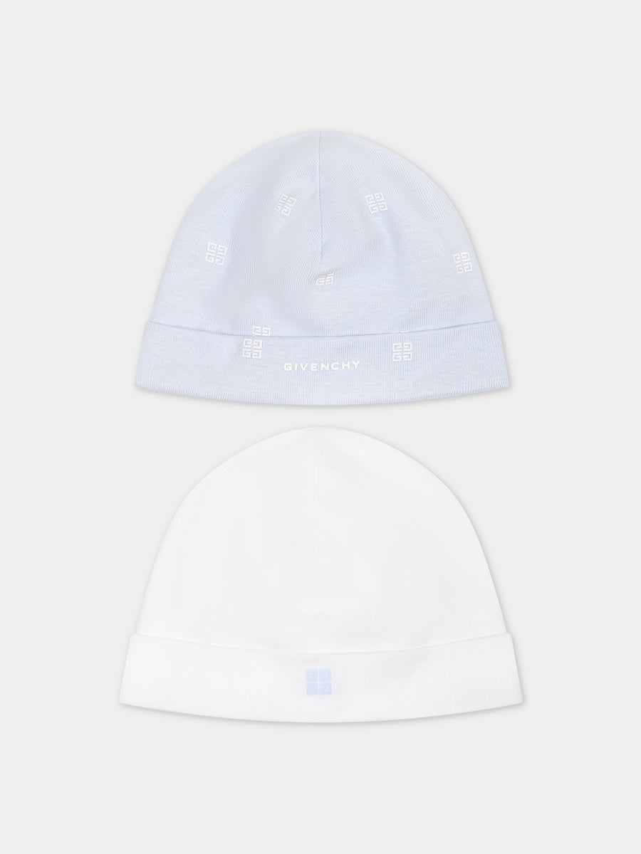 Set bianco per neonato con motivo 4G,Givenchy Kids,H98185 771