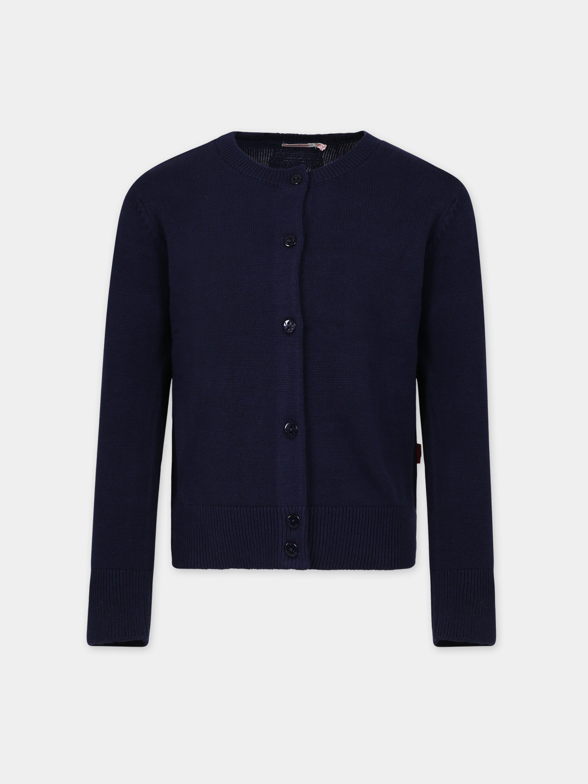 Cardigan blu per bambina,Billieblush,U15B51 85T