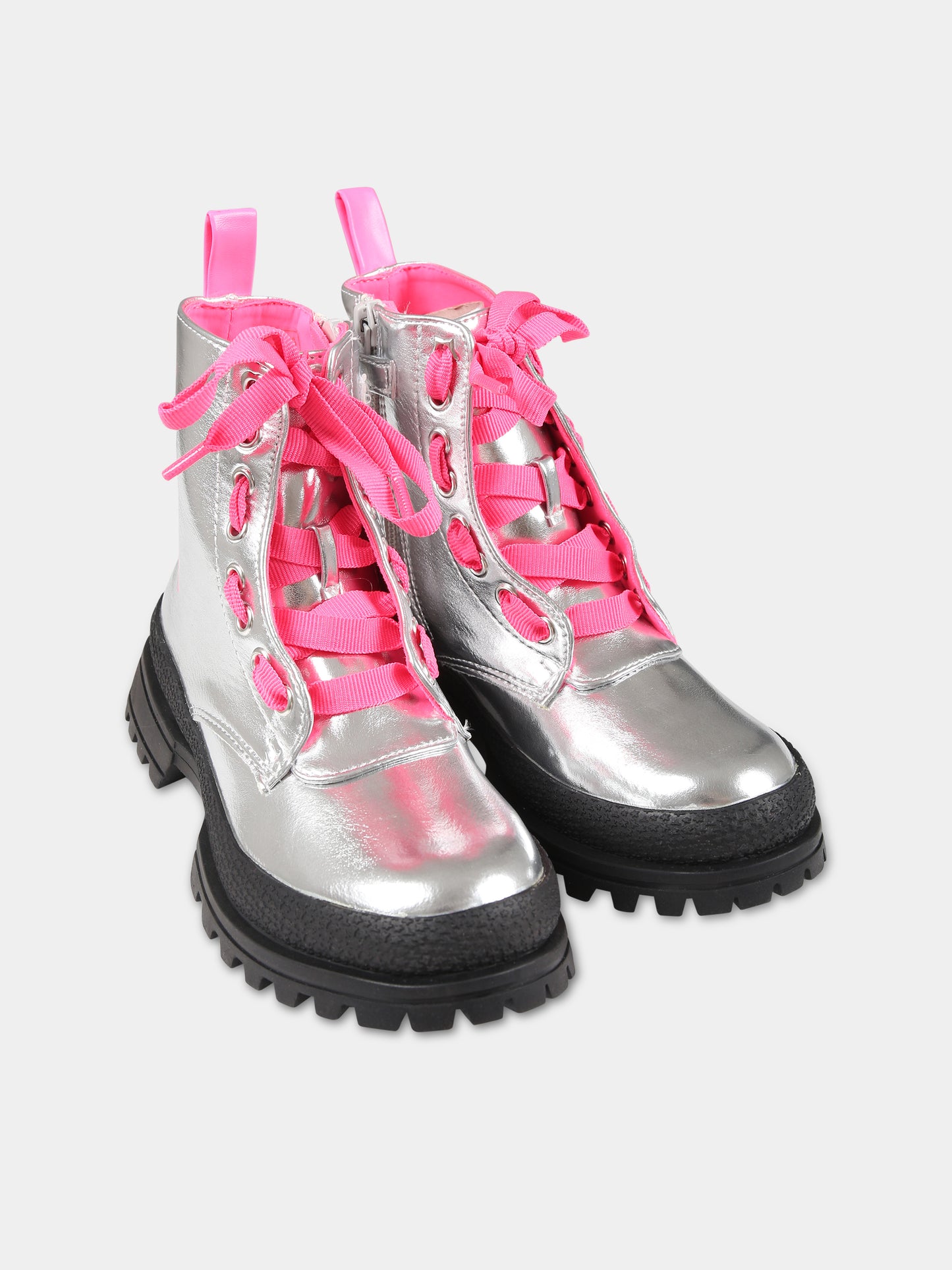 Anfibi argentati per bambina,Billieblush,U19368 016