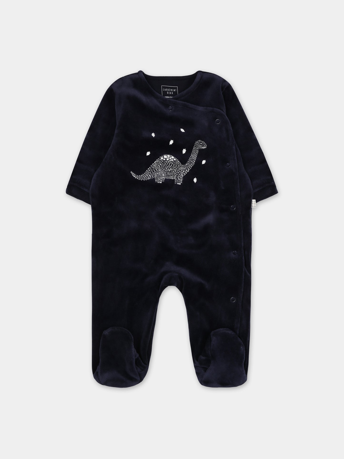 Tutina blu con dinosauro per neonato,Carrement Beau,Y97302 849