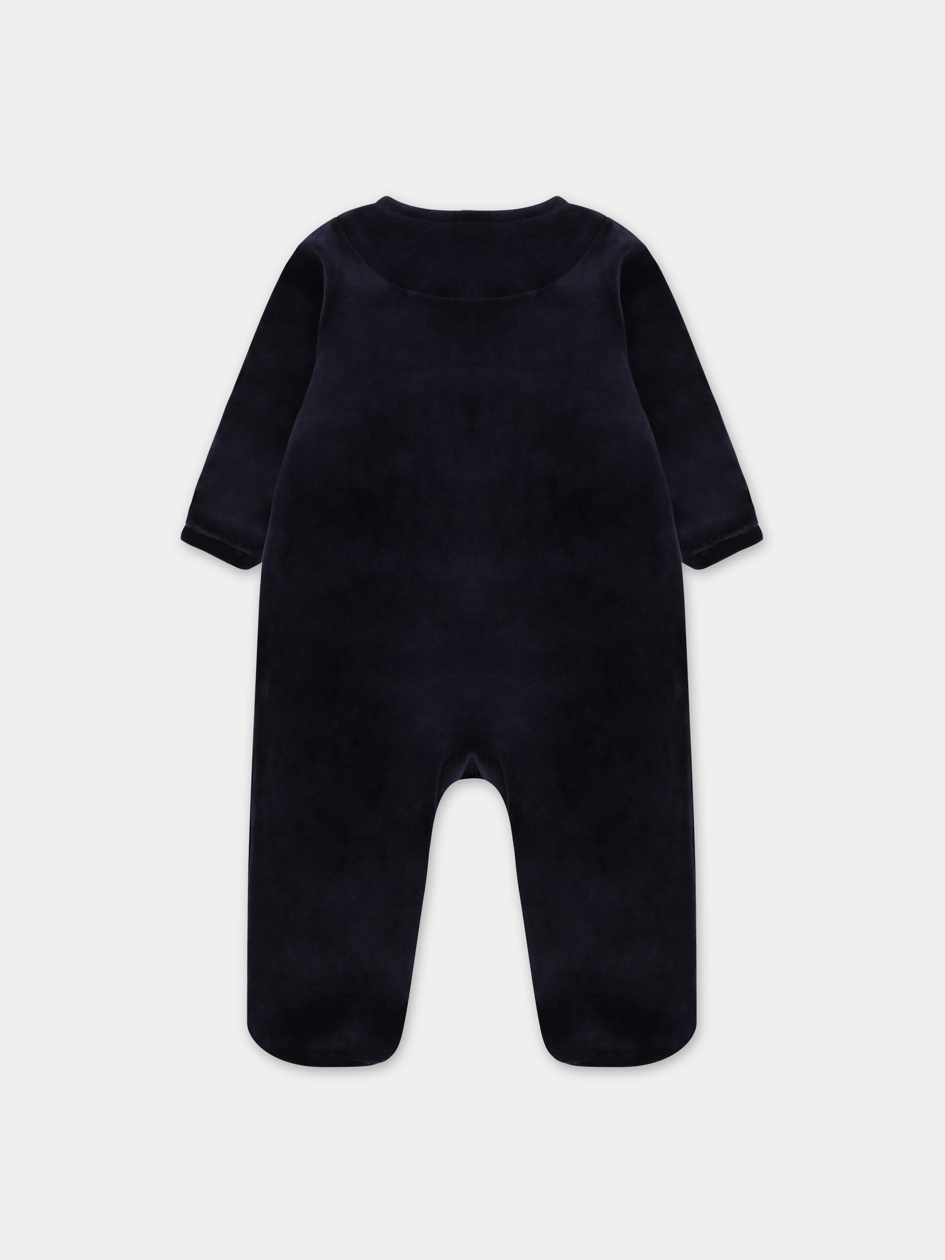 Tutina blu con dinosauro per neonato,Carrement Beau,Y97302 849