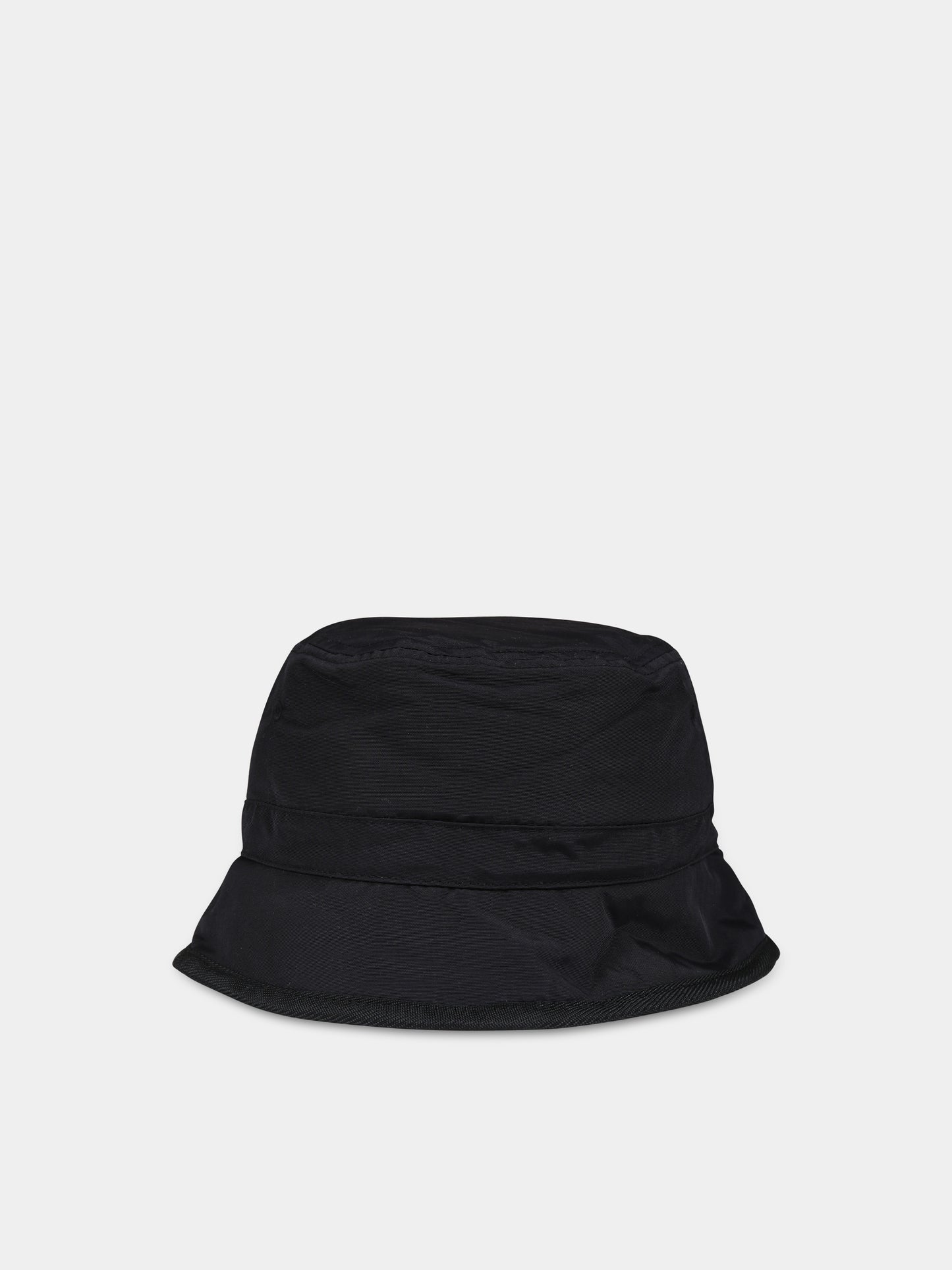 Cloche nera reversibile per bambini con logo,Dkny,D31313 09B