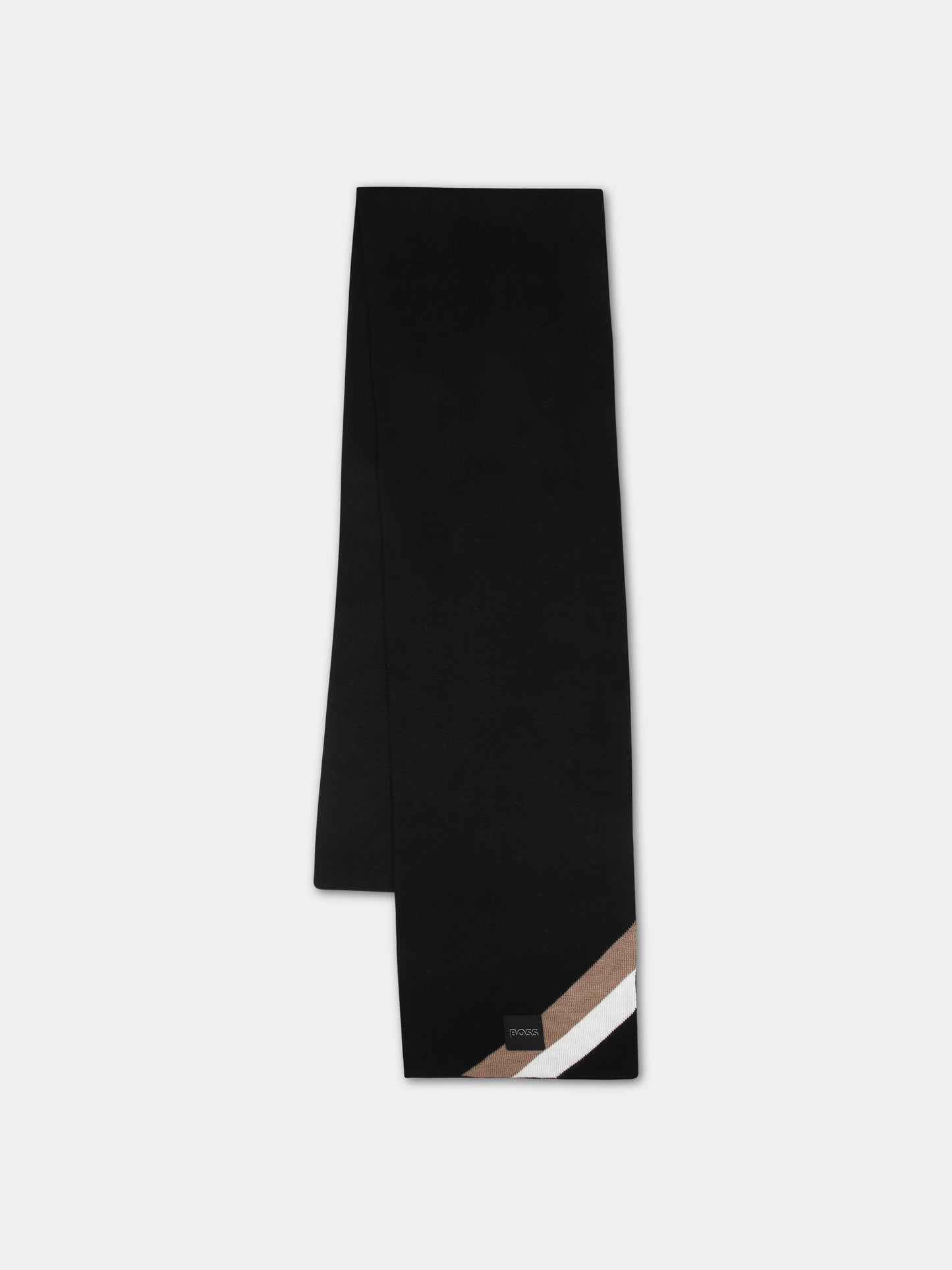Sciarpa nera per bambino,Boss,J21295 09B