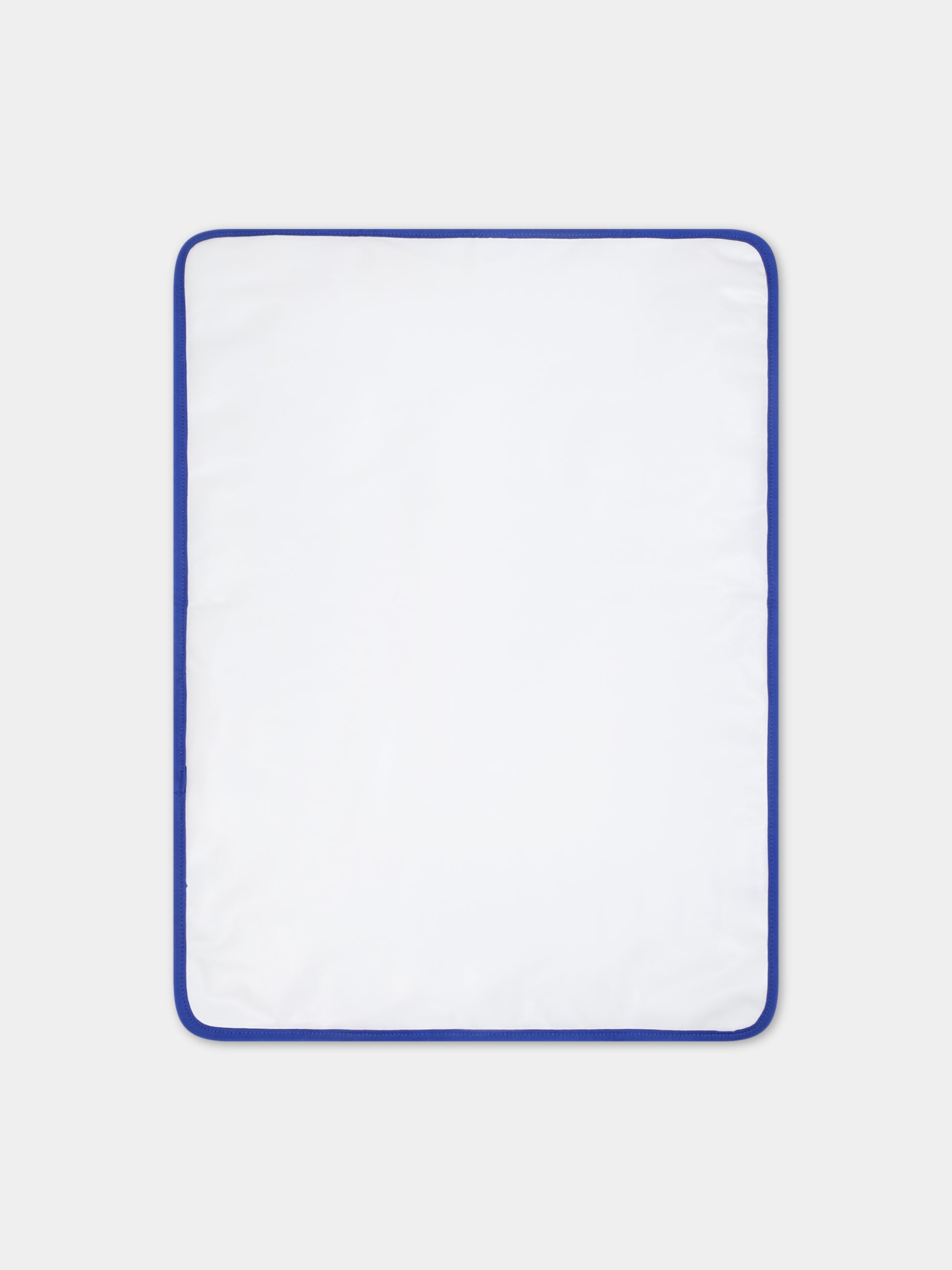 Borsa mamma azzurra per neonato con Teddy Bear e logo,Moschino Kids,MSX03A LCA26 40457