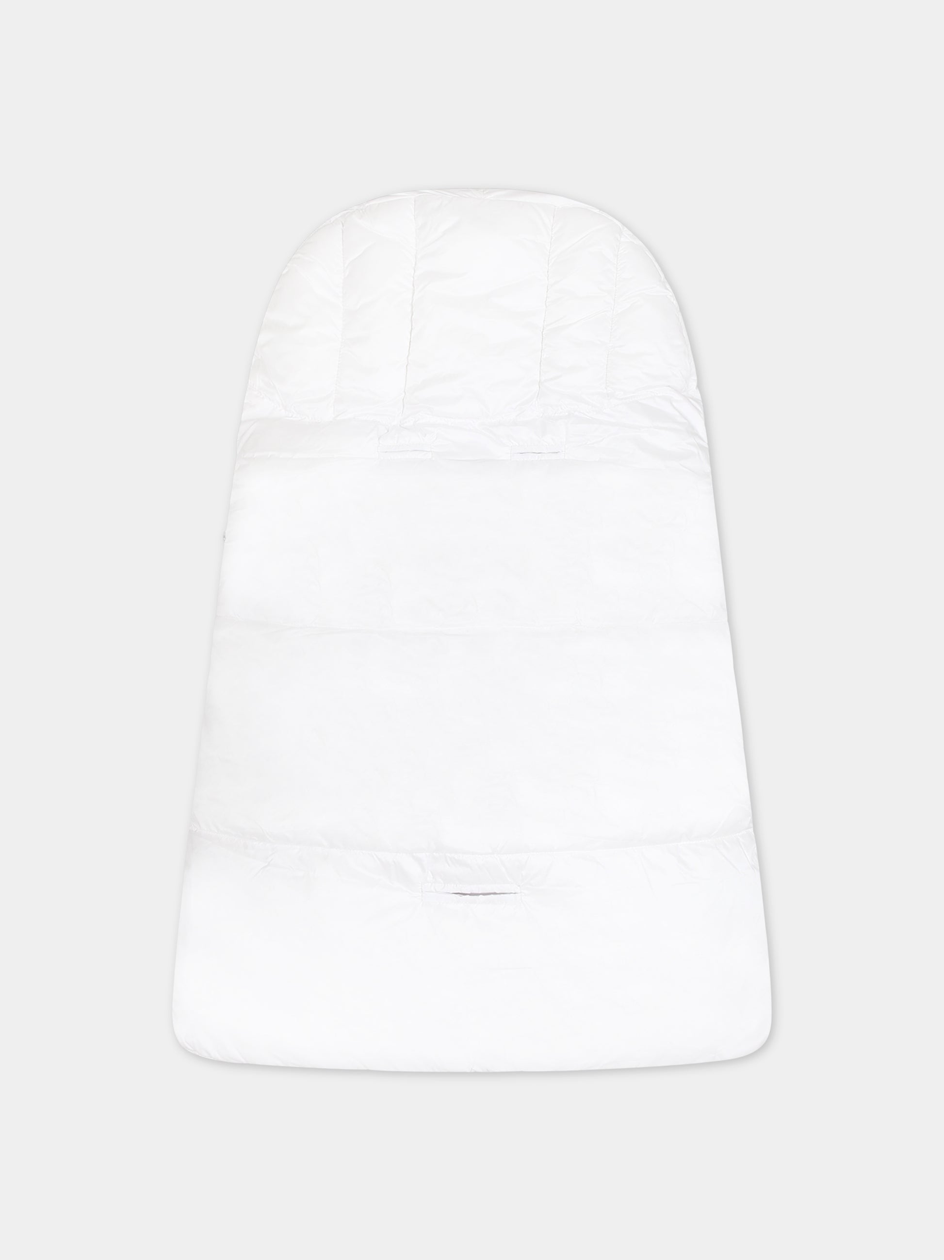 Sacco nanna bianco per neonati con Teddy Bear e logo,Moschino Kids,MUE00M L3A22 10101