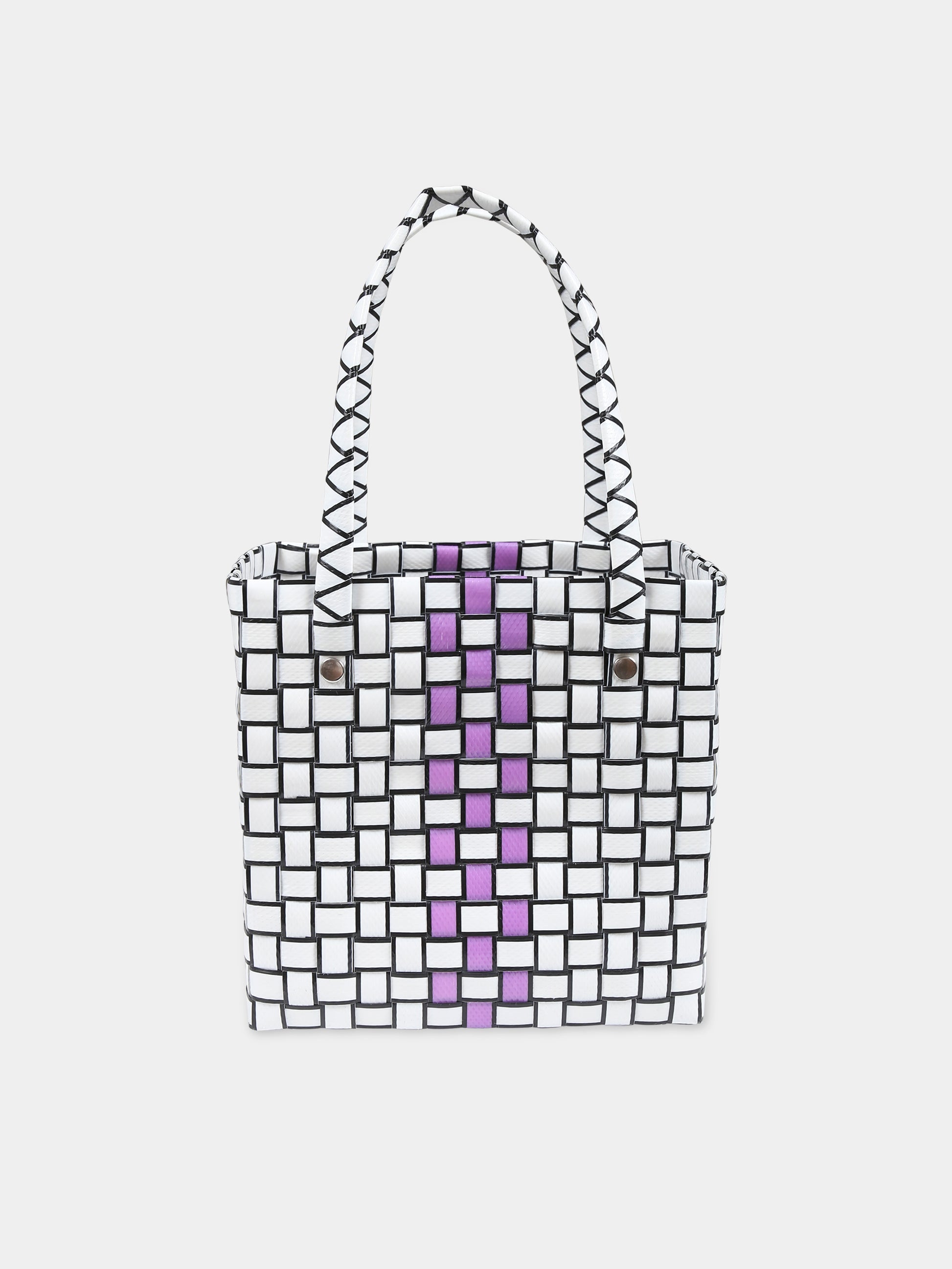 Borsa multicolor per bambina con logo,Marni Kids,M00638 0MC18