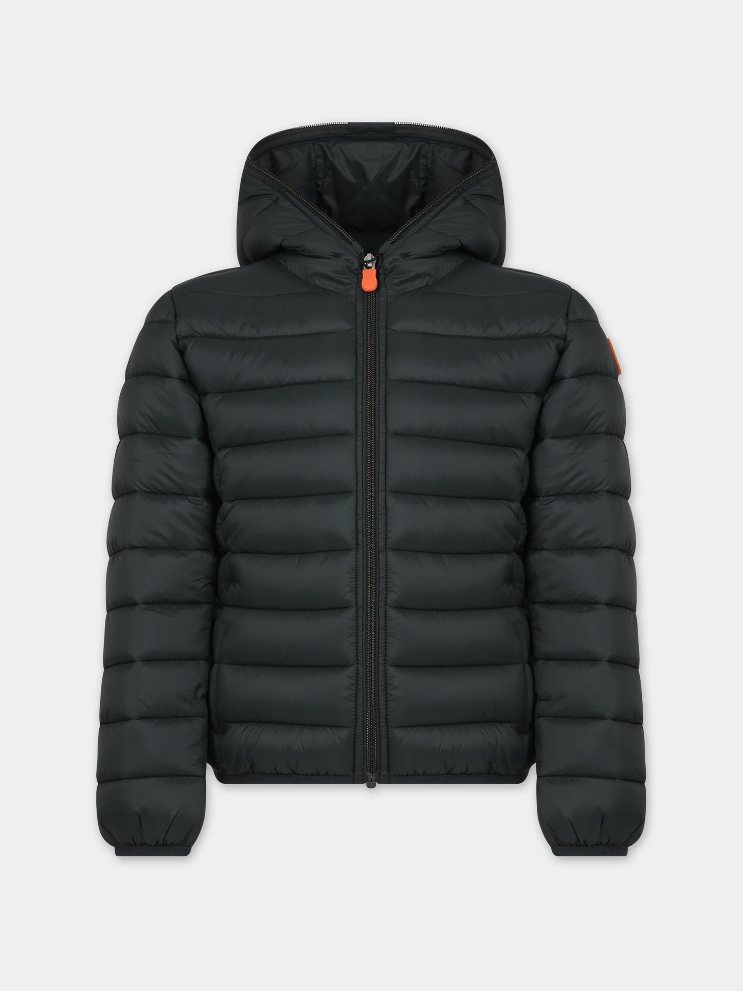 Piumino verde per bambino con logo,Save The Duck Kids,J30650B GIGA17 50030