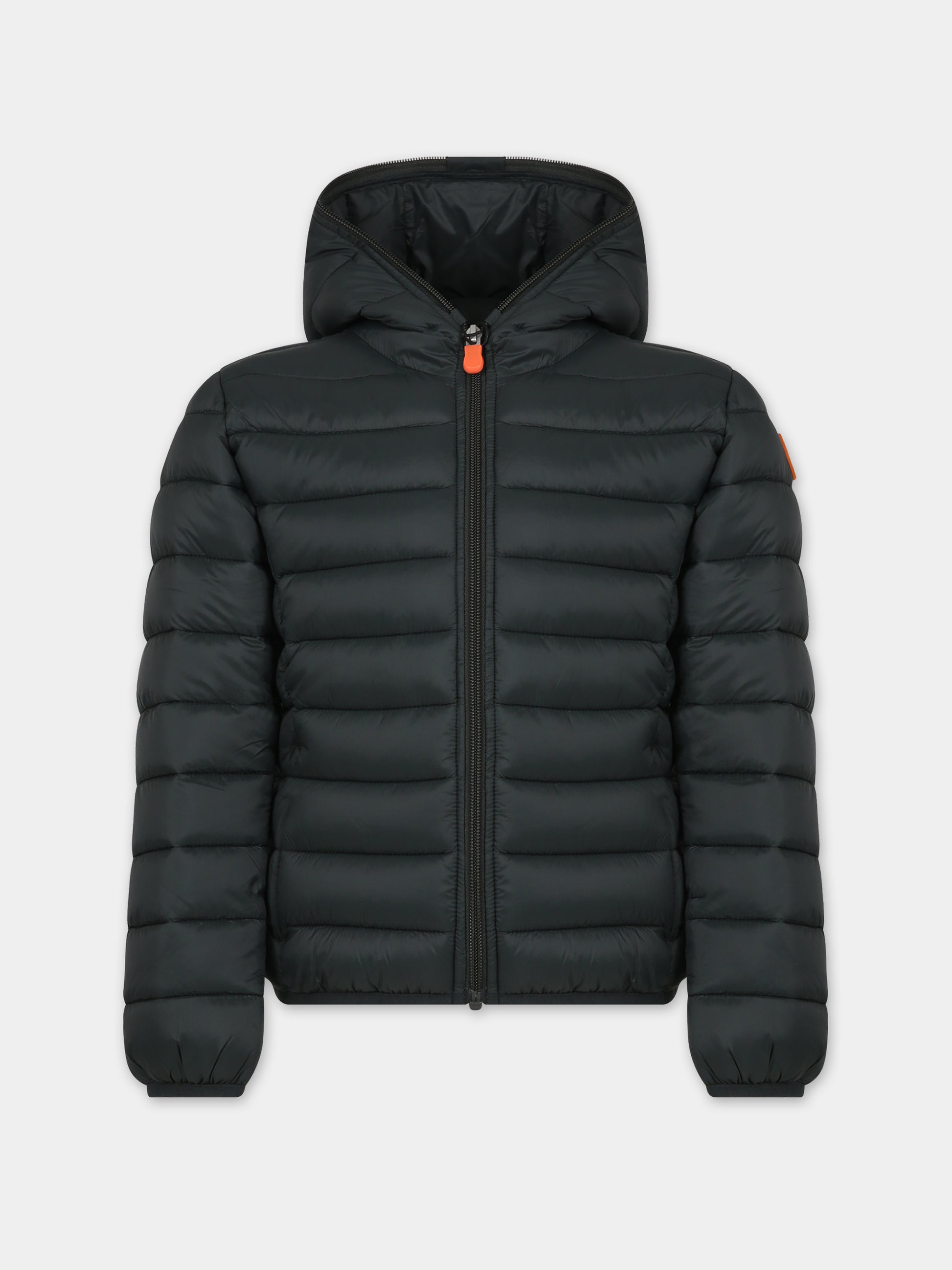 Piumino verde per bambino con logo,Save The Duck Kids,J30650B GIGA17 50030