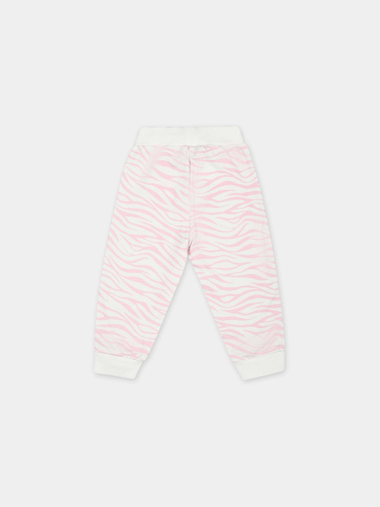 Pantaloni bianchi per neonata con eyestar,Chiara Ferragni Collection,53B404 2006 067F
