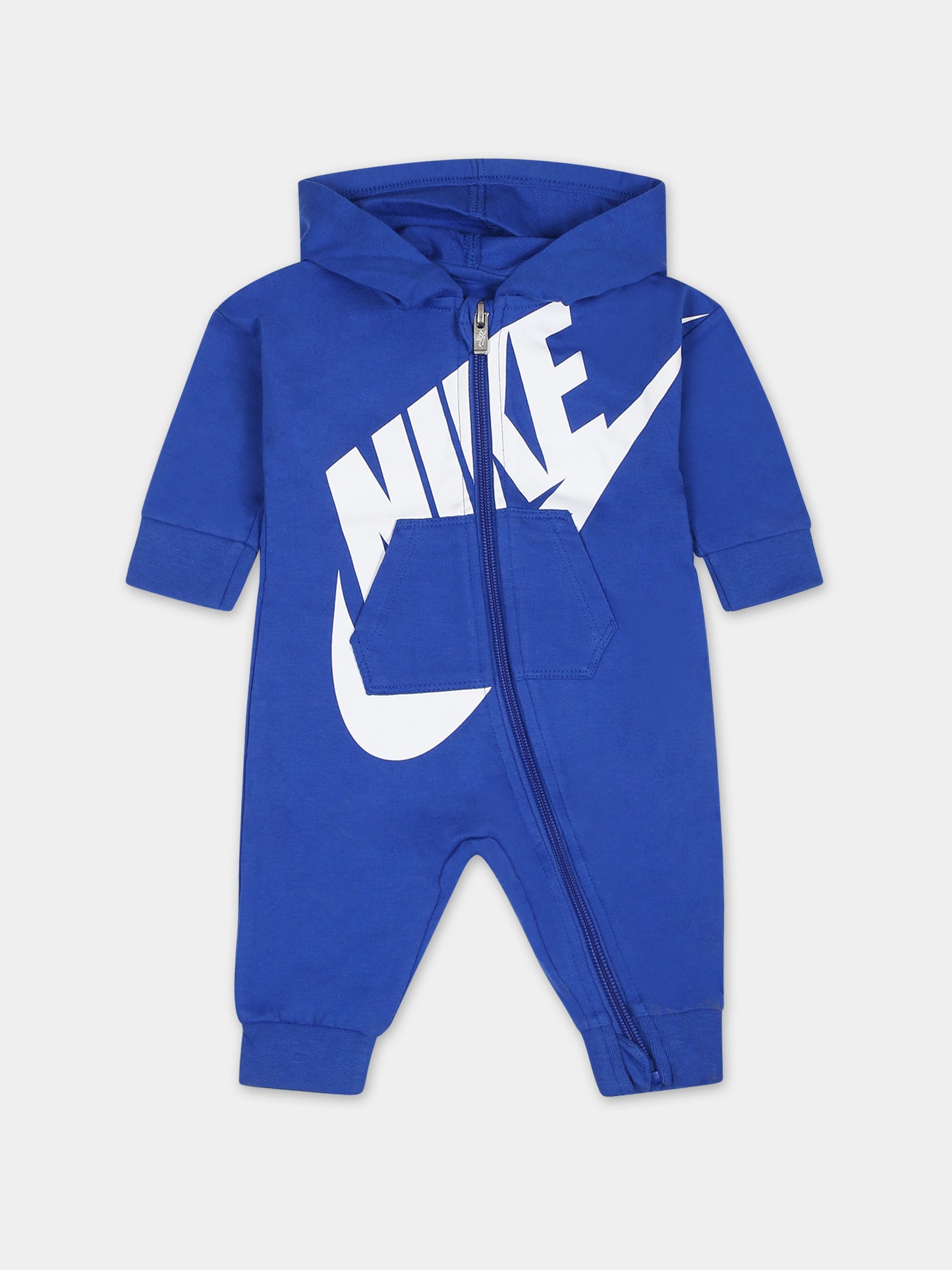 Tutina blu per neonato con logo,Nike,5NB954 U89