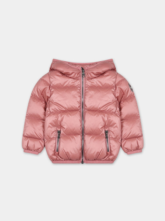 Piumino rosa per neonata con logo,Colmar Originals Kids,3470A 9WY 327
