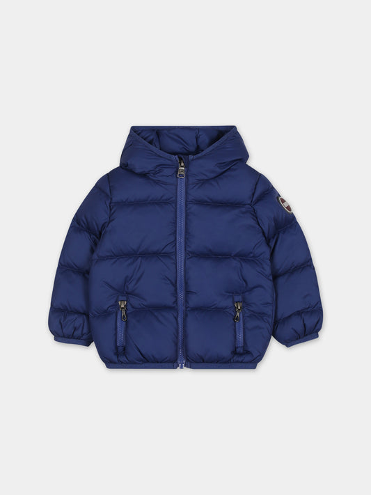 Piumino blu per neonato con logo,Colmar Originals Kids,3470A 9WY 432