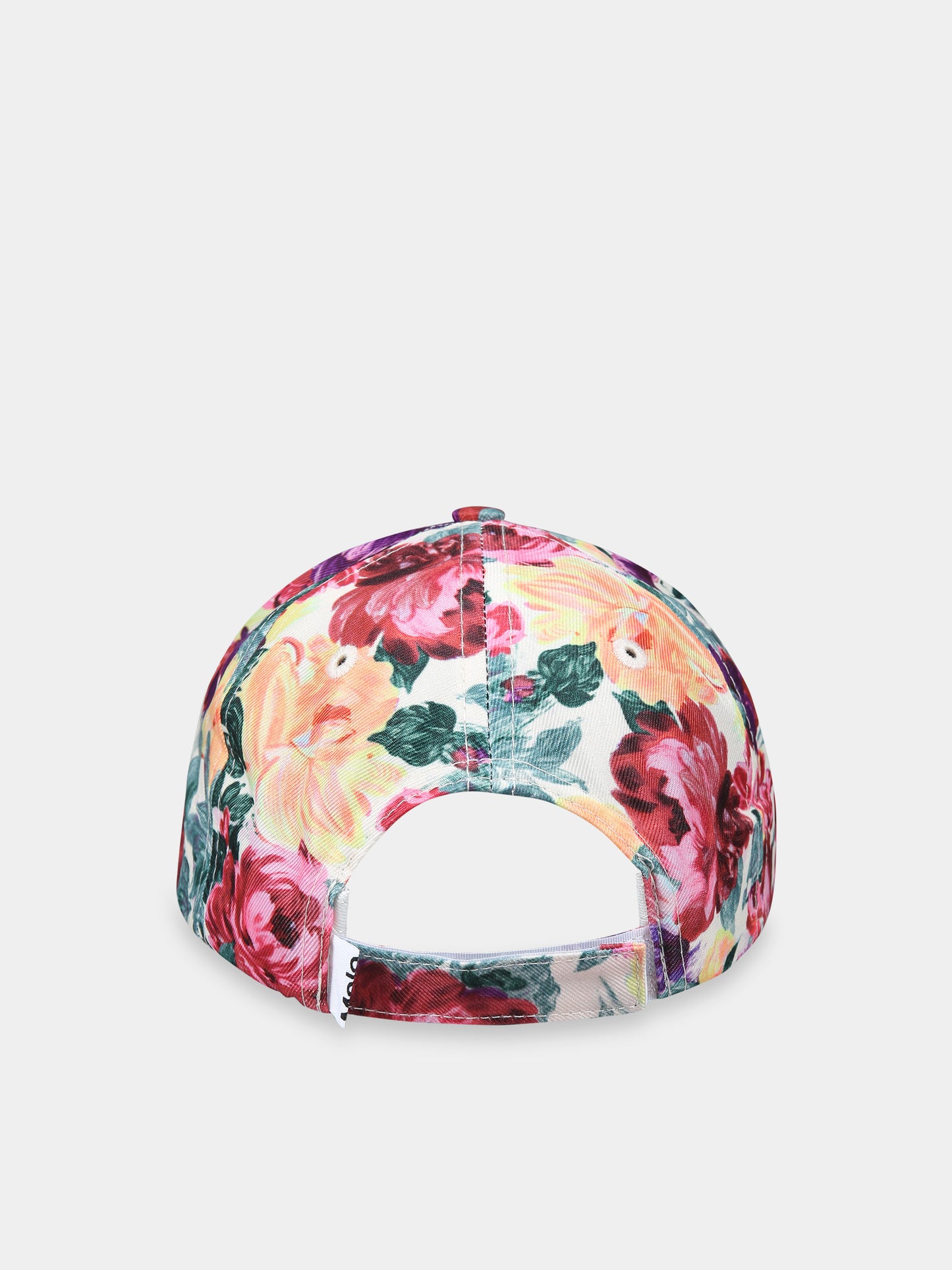 Cappello multicolor per bambina con stampa floreale,Molo,7W23Y304 6964