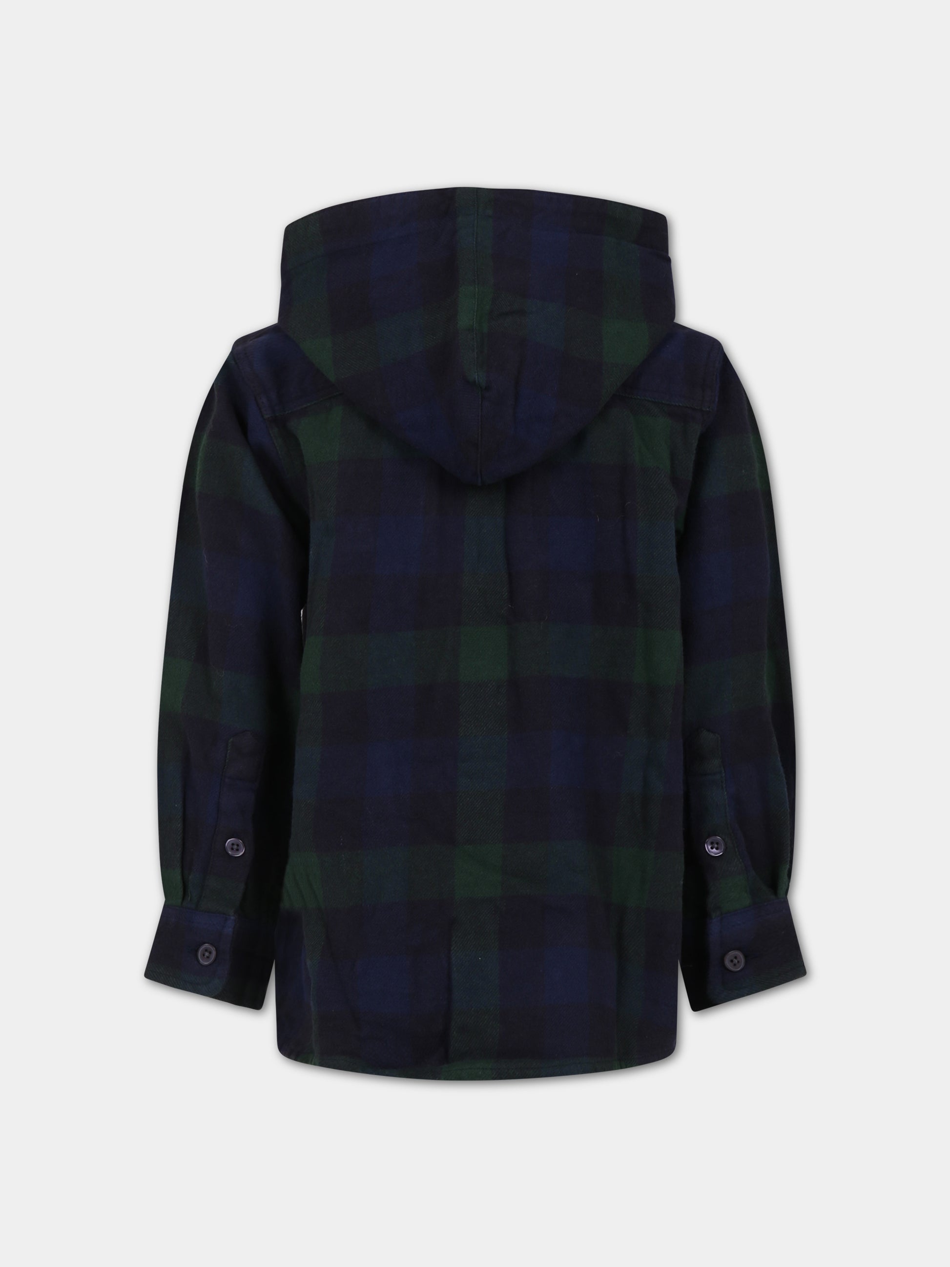 Camicia blu per bambino,Molo,1W23C202 8817