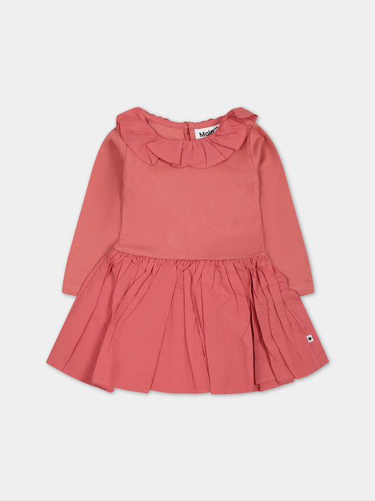 Vestito rosa per neonata,Molo,4W23E216 8776