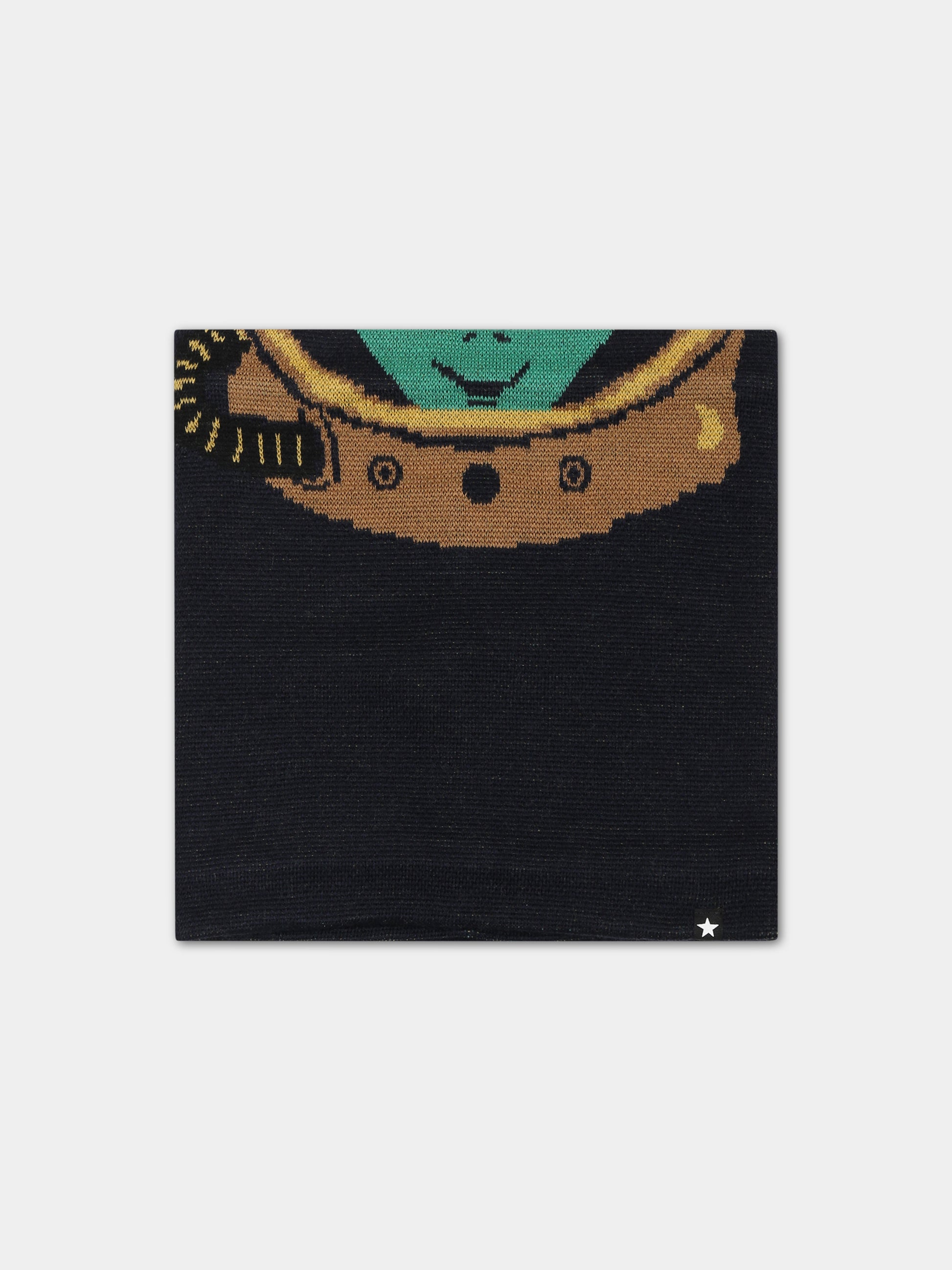 Set nero per bambino con alieno,Molo,7W23S305 3362