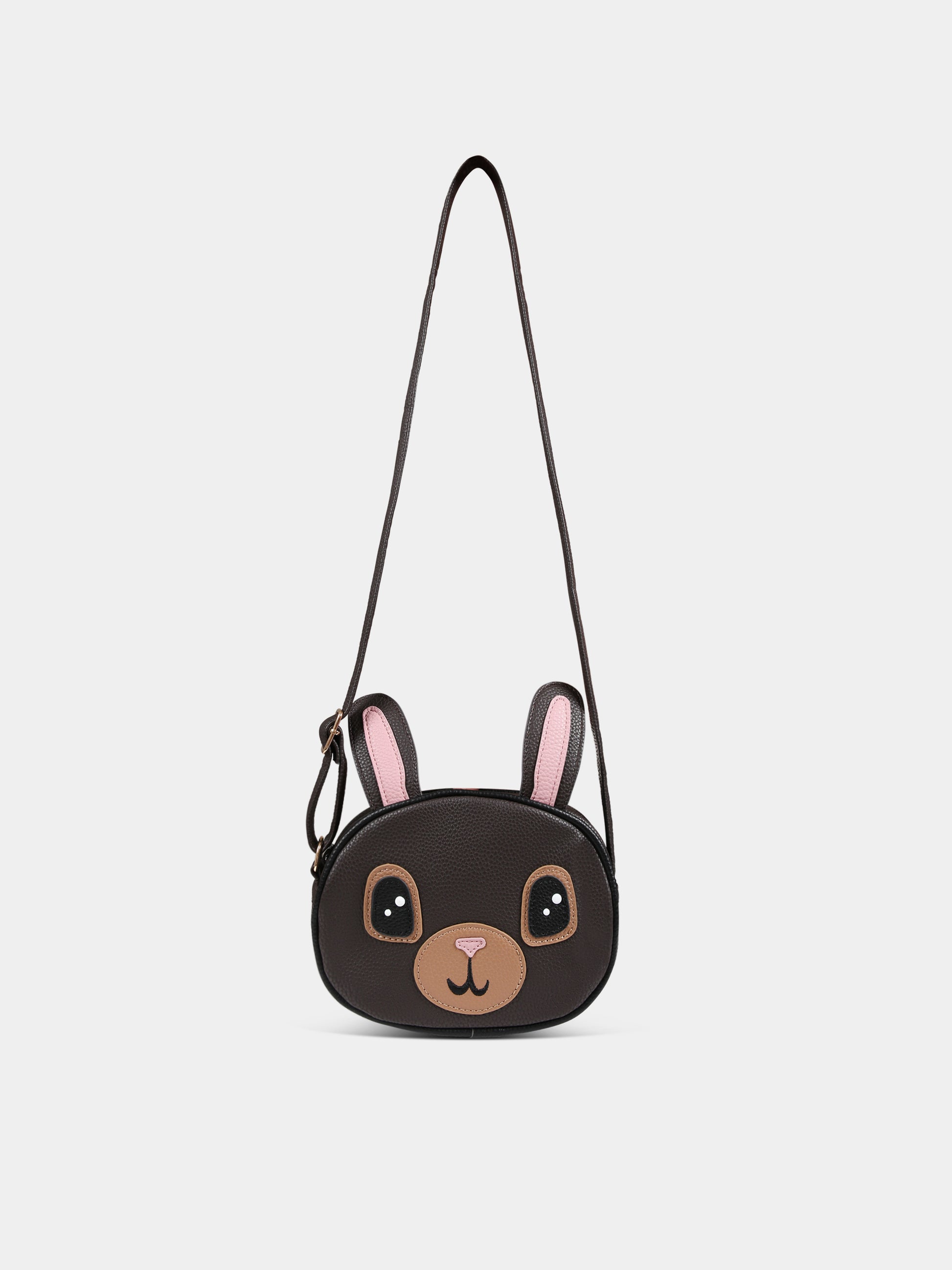Borsa marrone per bambina,Molo,7W23V104 0099