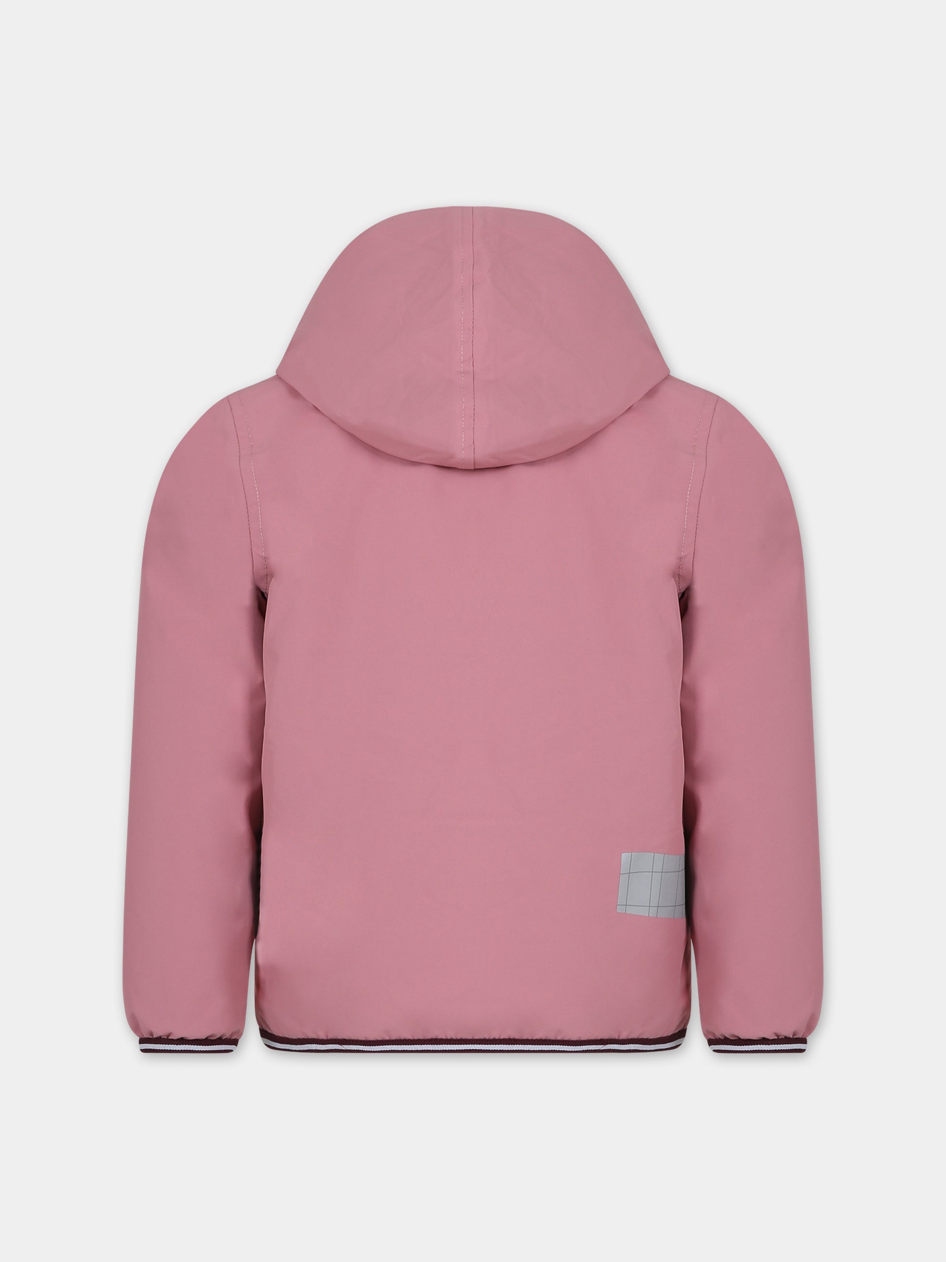 Giubbotto rosa per bambina con logo,Molo,5NOSM308 8544