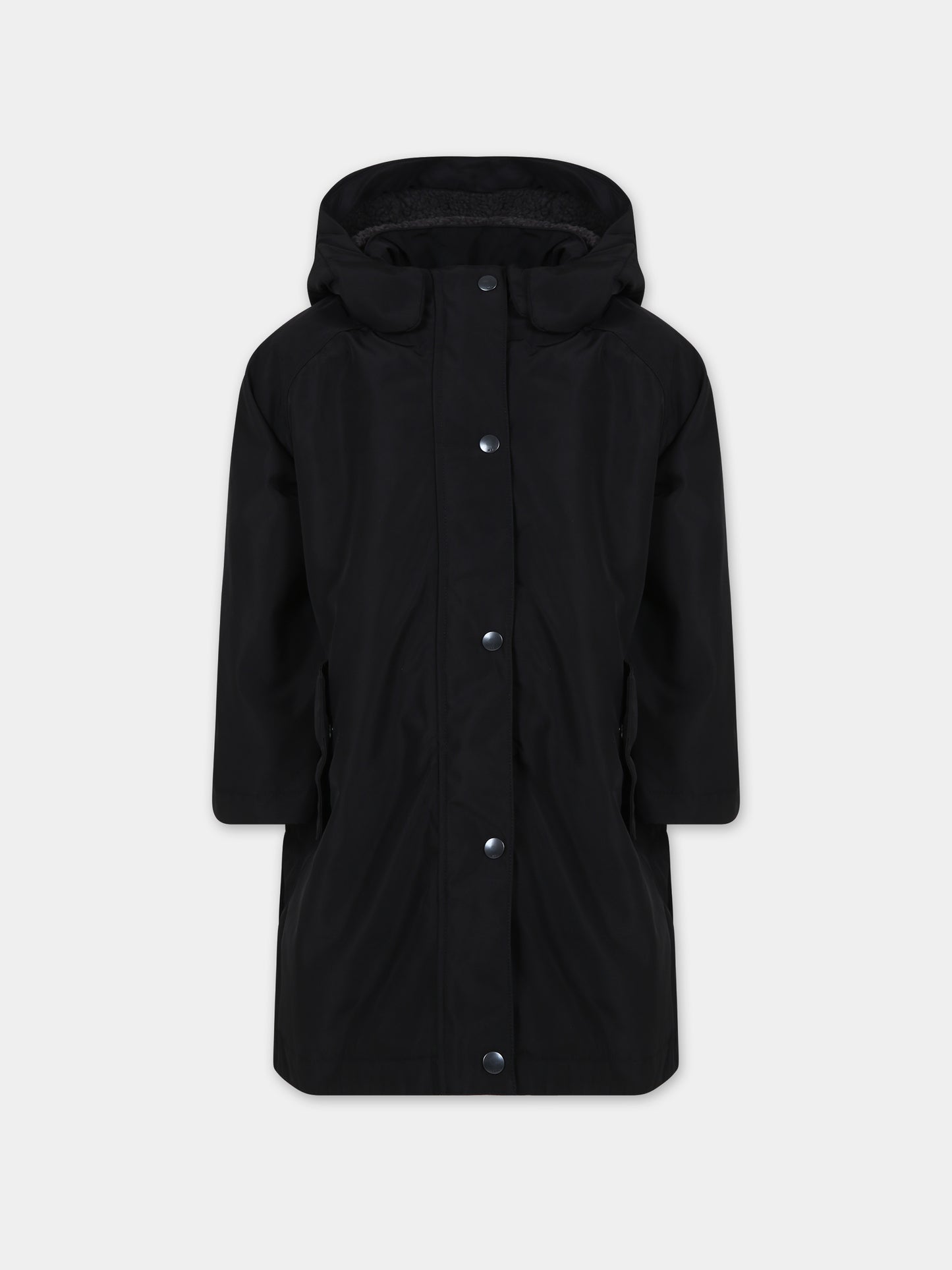 Parka nero per bambini,Molo,5W23M307 0099