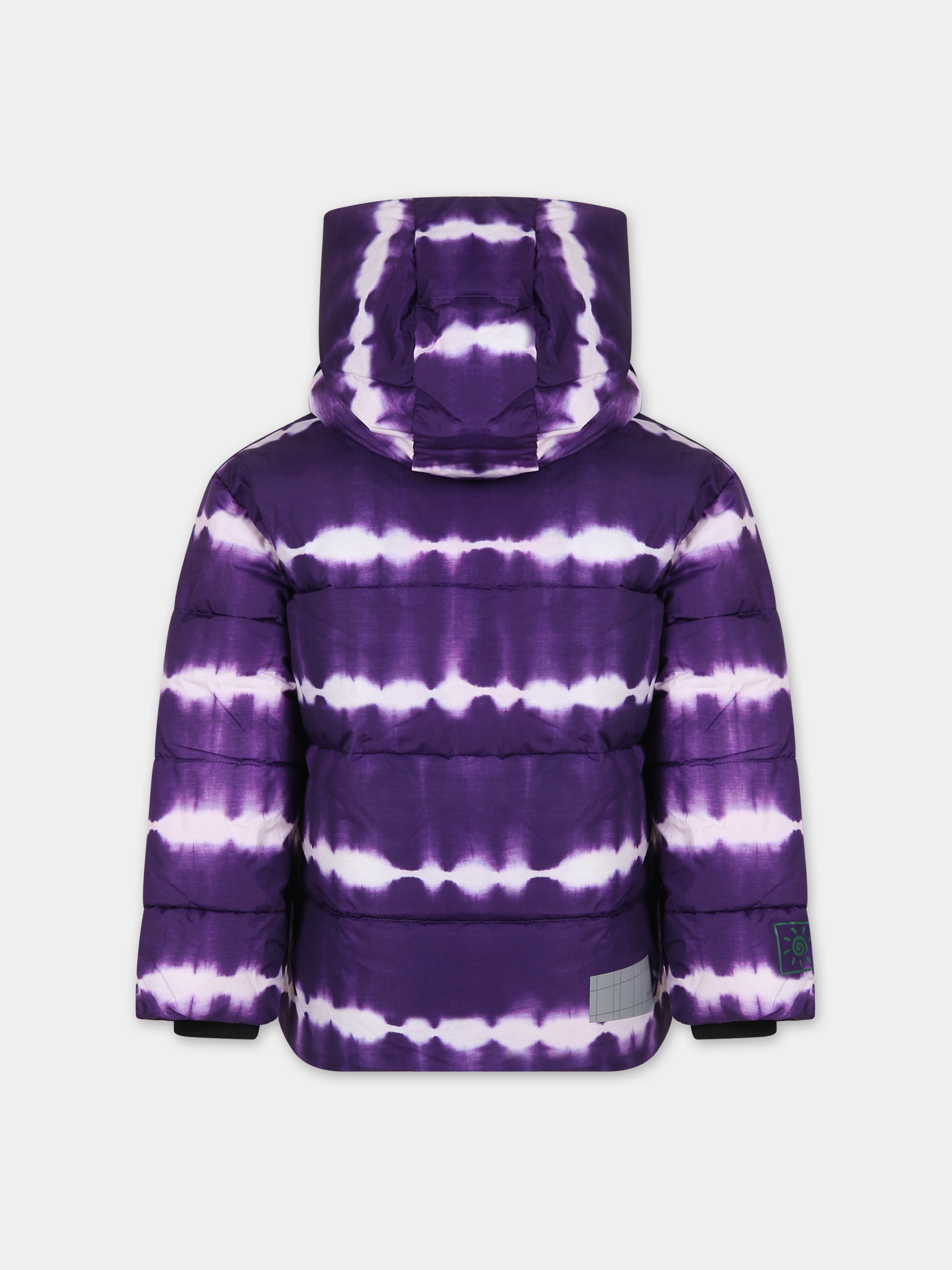 Piumino viola per bambini con logo,Molo,5W23M309 6856