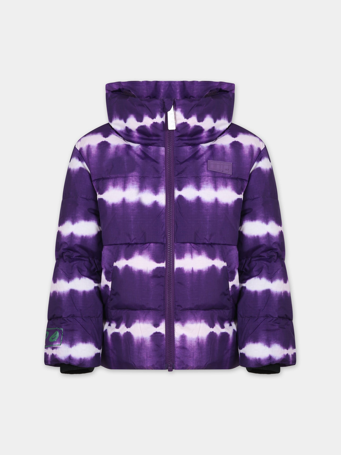 Piumino viola per bambini con logo,Molo,5W23M309 6856