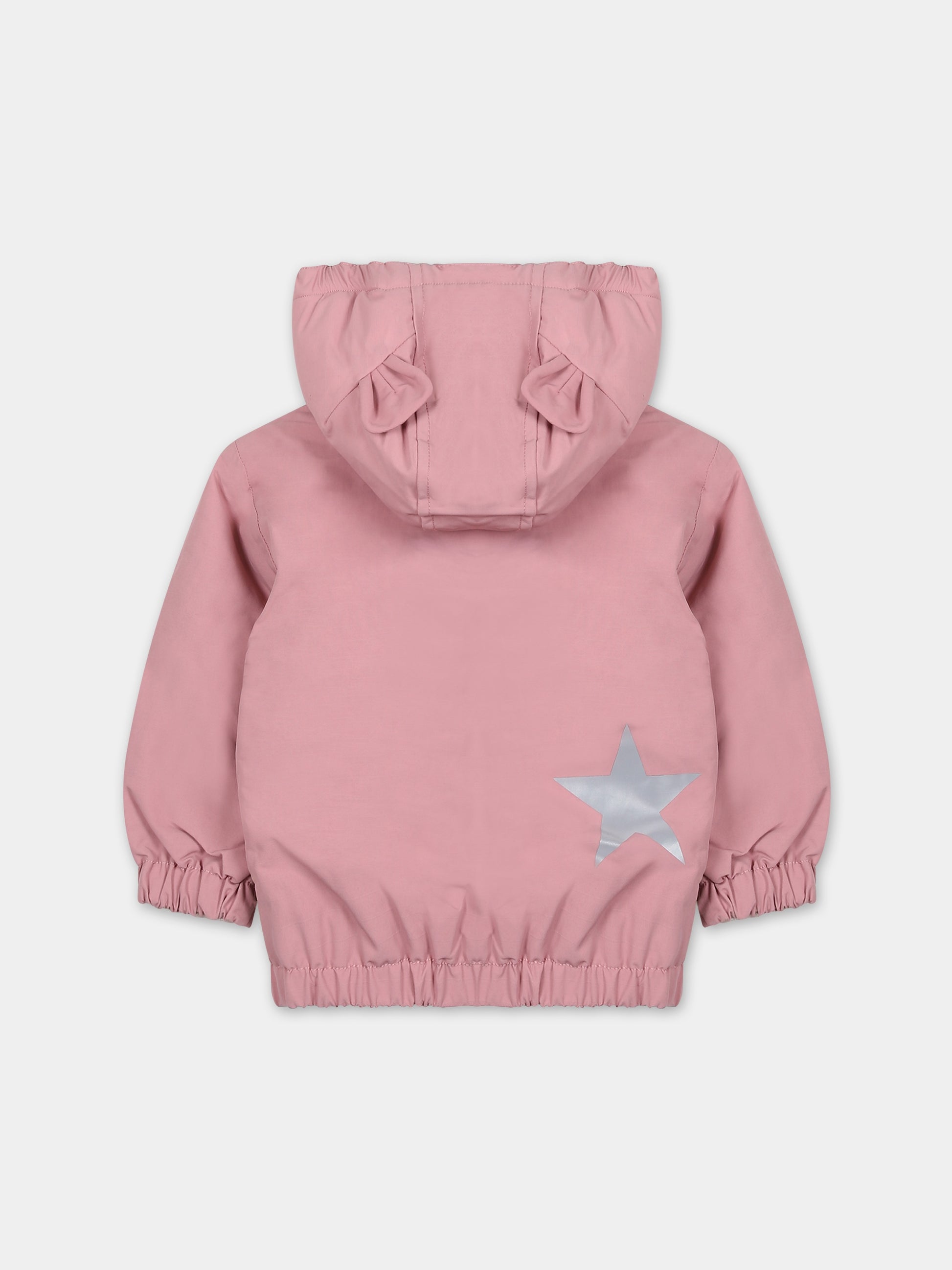 Giubbotto rosa per neonata con logo,Molo,5W23M323 2238
