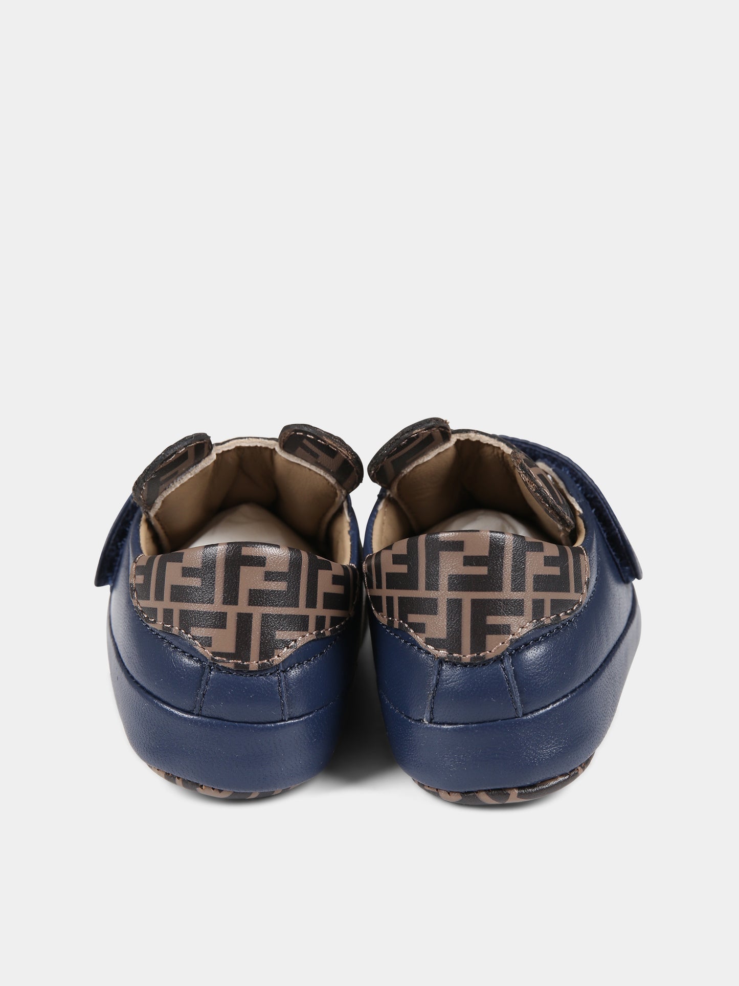 Sneakers blu per neonato,Fendi Kids,BUR099 AGCC F1LQU