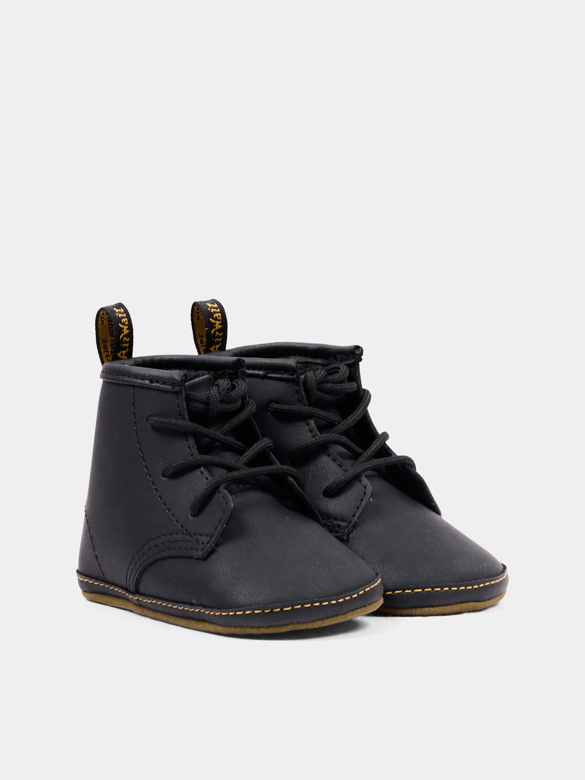 stivaletti neri per neonati,Dr. Martens,1460 CRIB 26808001 BLACK