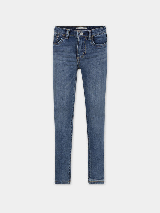 Jeans 720 celeste per bambina,Levi's Kids,23WMLK3E4691 F53