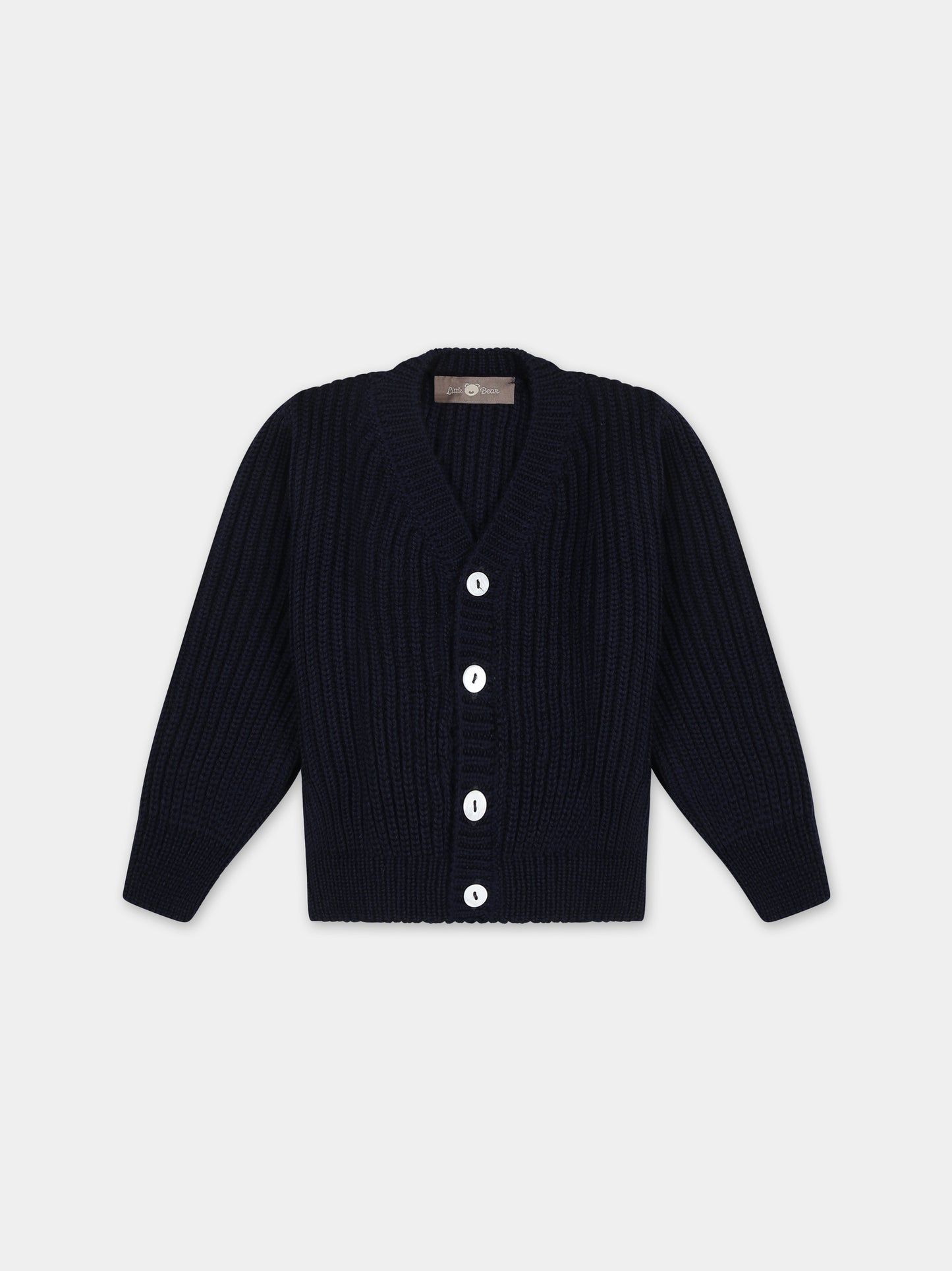 Cardigan blu per neonati,Little Bear,7167 BLU