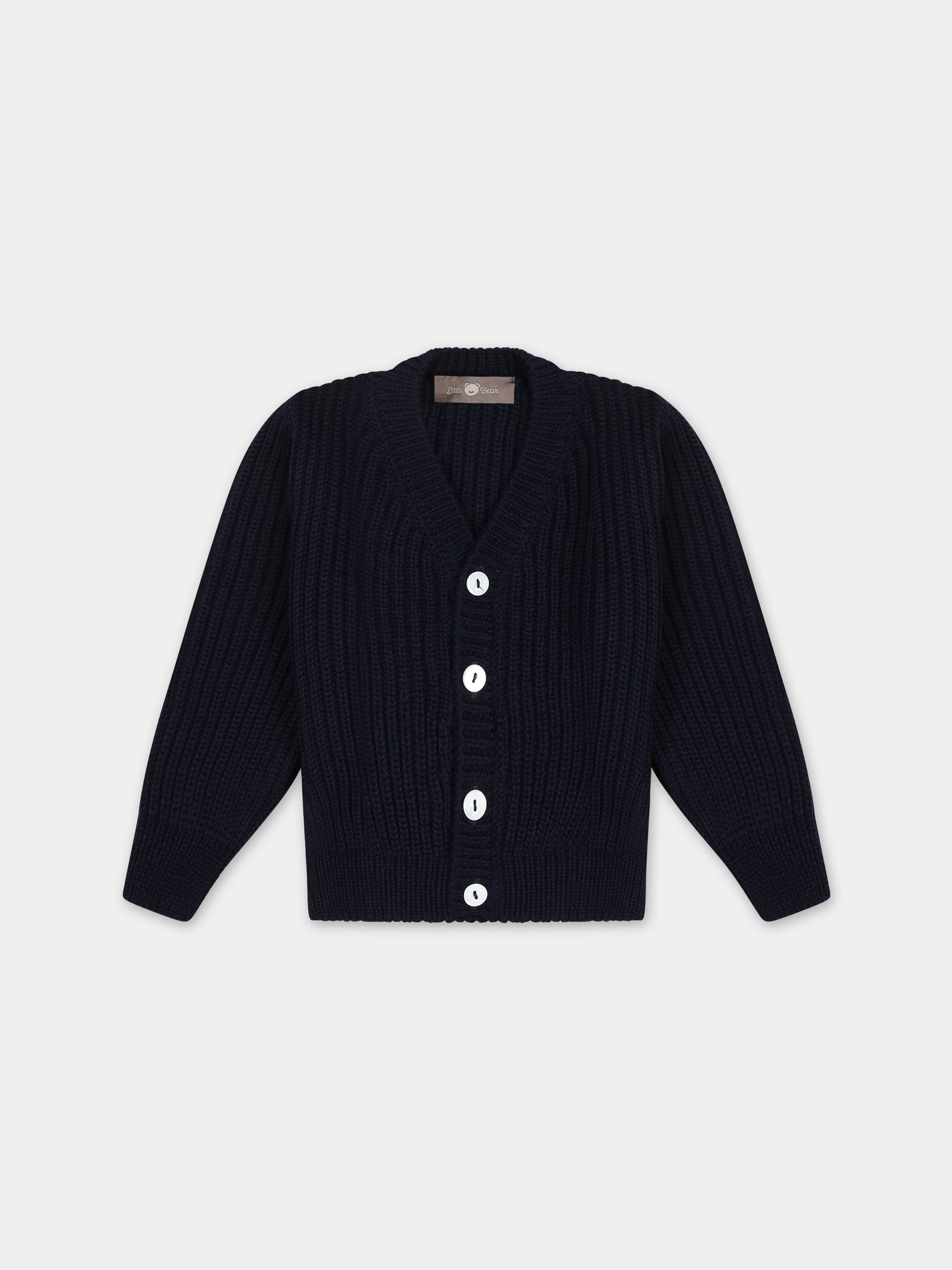 Cardigan blu per neonati,Little Bear,7167 BLU