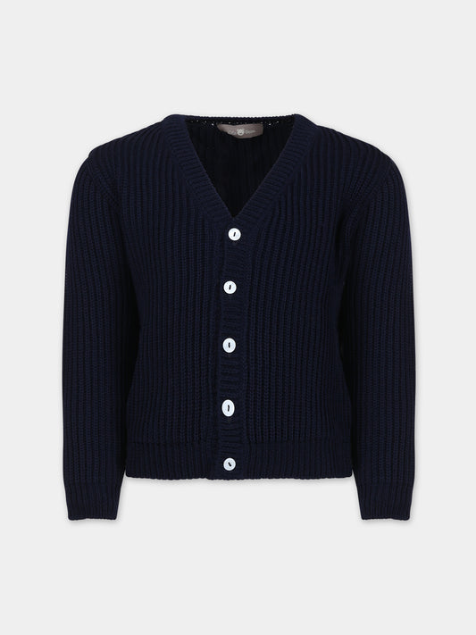 Cardigan blu per bambini,Little Bear,7167 BLU