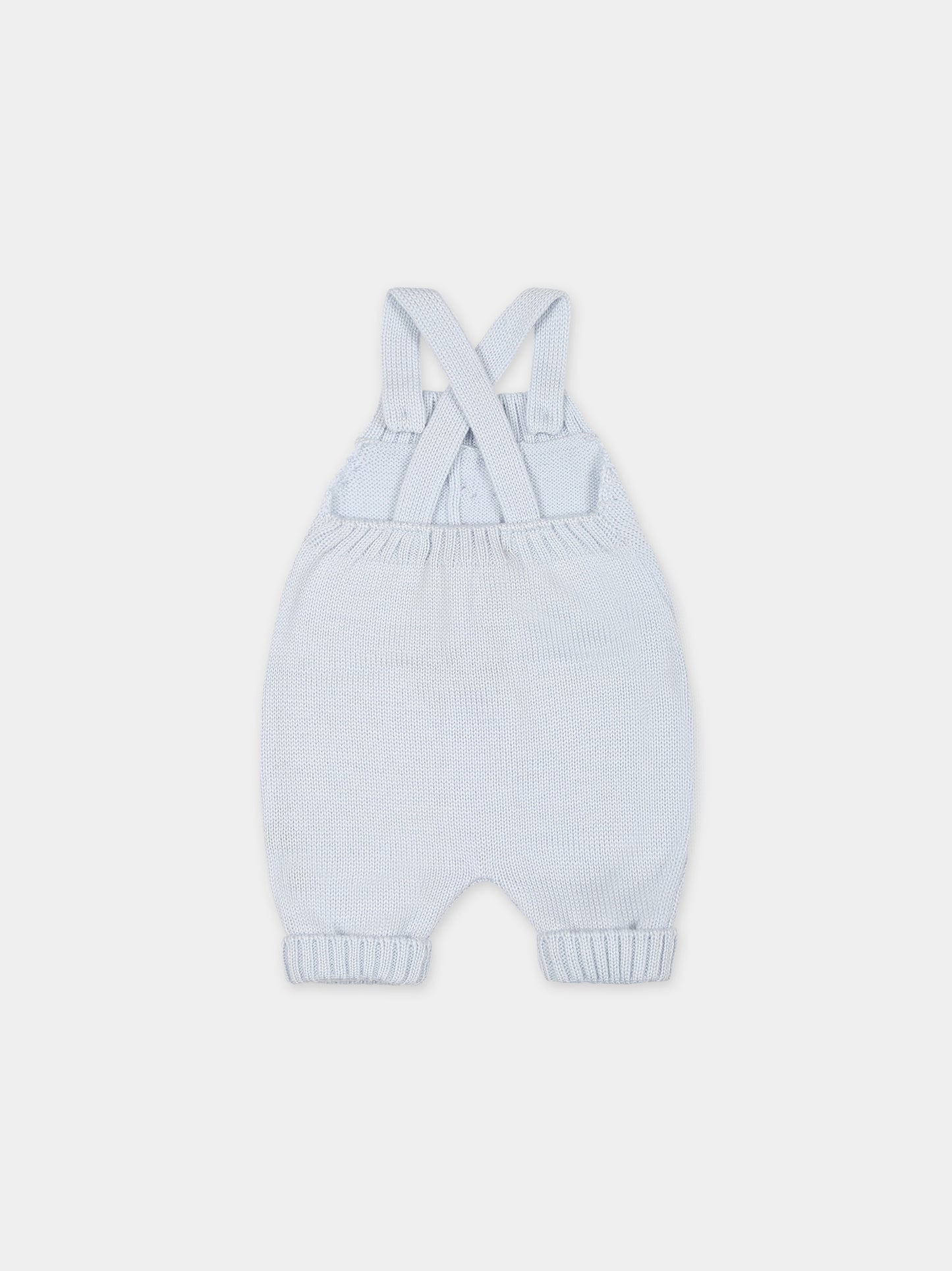 Salopette celeste per neonato,Little Bear,7009 CIELO